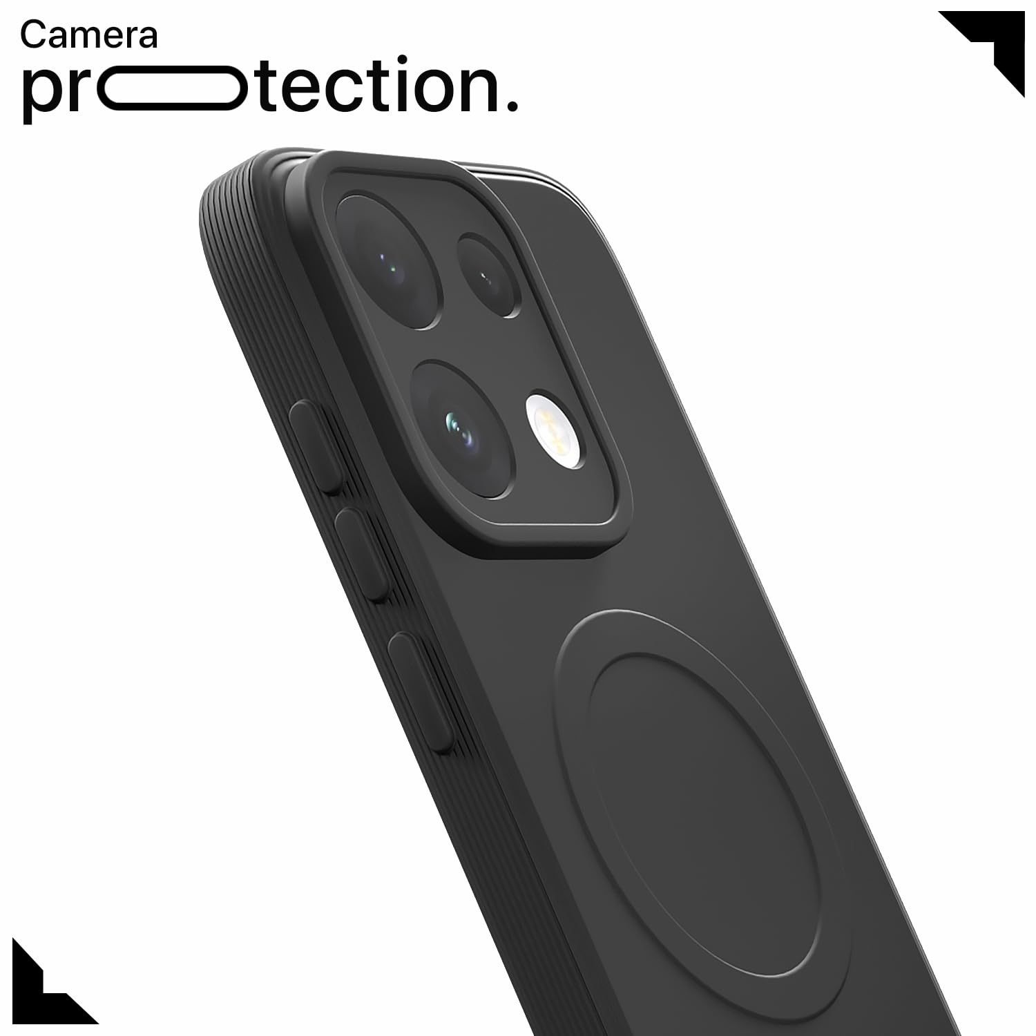 Oppo Reno 16 Pro 5G MagSafe back cover in black by Pikkme – photo 5