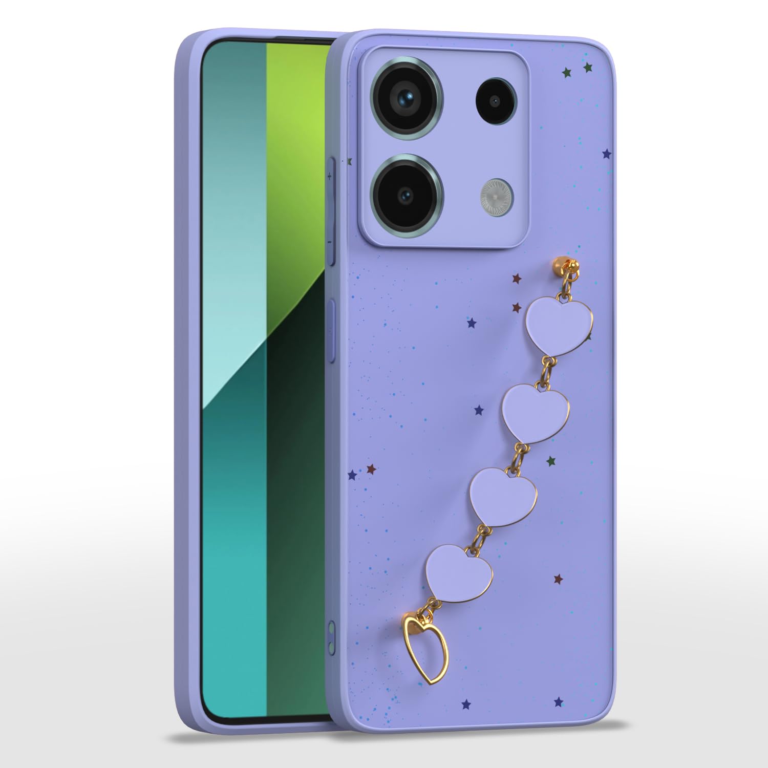 Pikkme purple Chain mobile cover for Redmi Note 13 Pro 5G