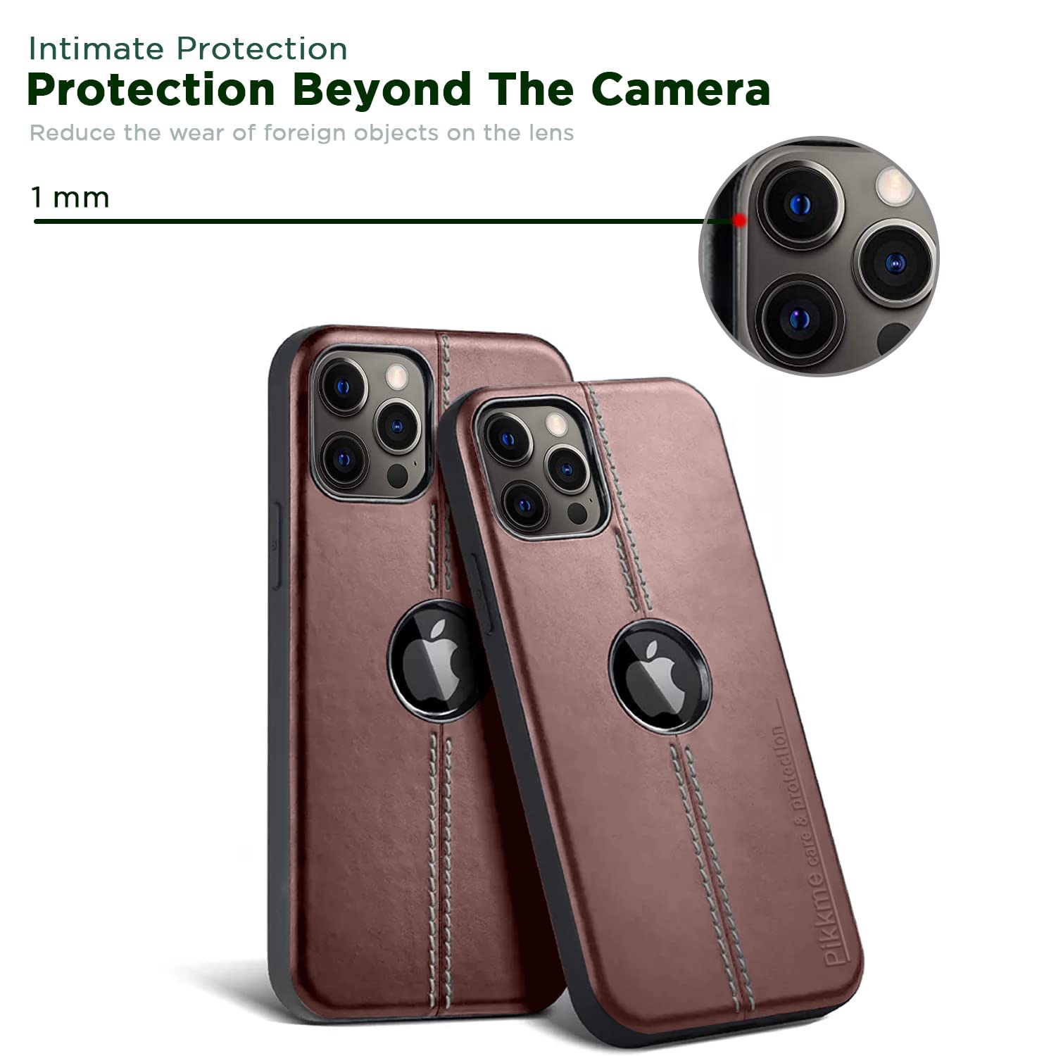 Pikkme brown Leather phone cover for iPhone 12 Pro Max – photo 6