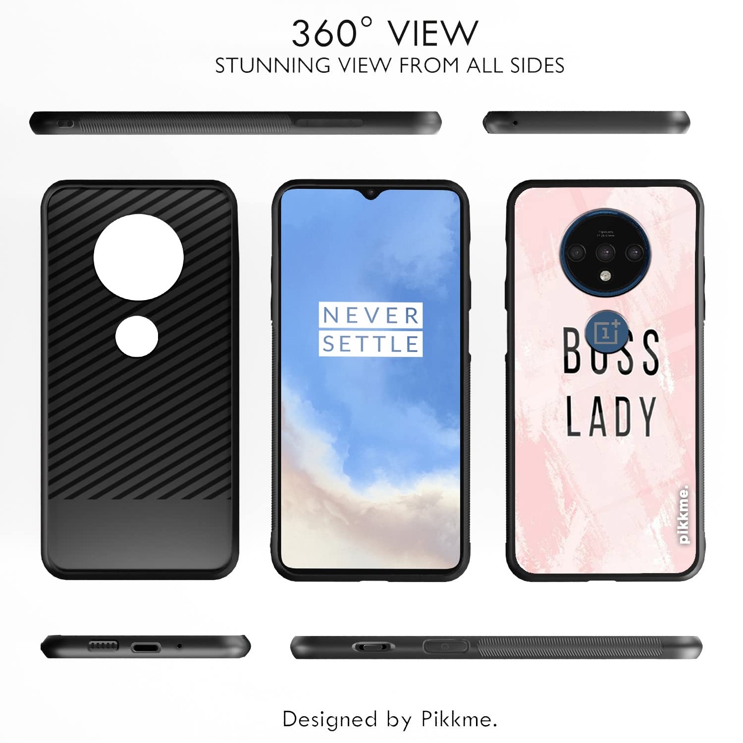 Hybrid Mobile back cover for OnePlus 7T – Pikkme – photo 2