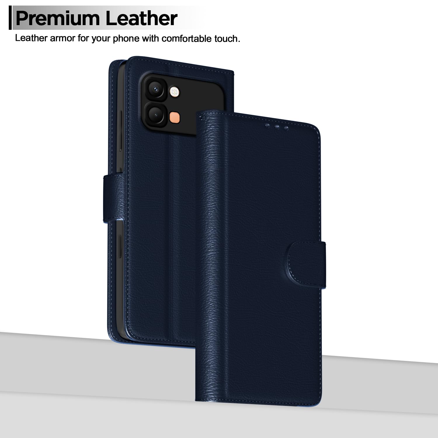 Blue Wallet wallet flip cover for Infinix Note Edge 5G – Pikkme – photo 2