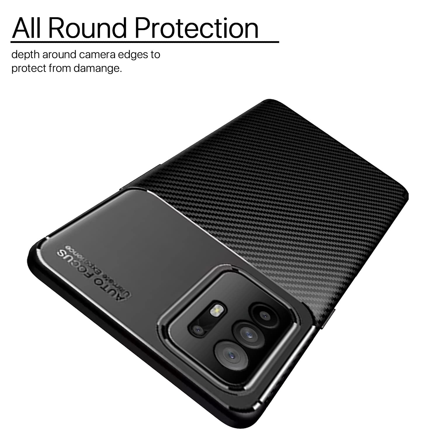 Oppo F19 Pro Plus 5G back cover in black by Pikkme – photo 2