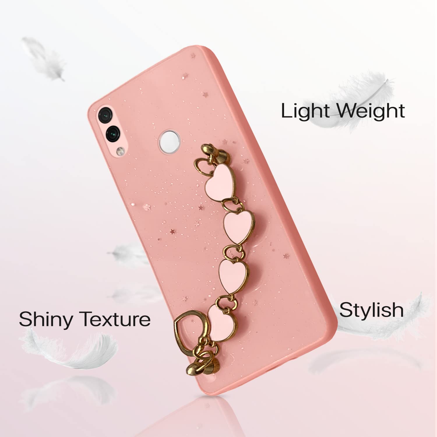 Pikkme Redmi Note 7/Note 7 Pro/Note 7s Chain pink mobile back cover – photo 6
