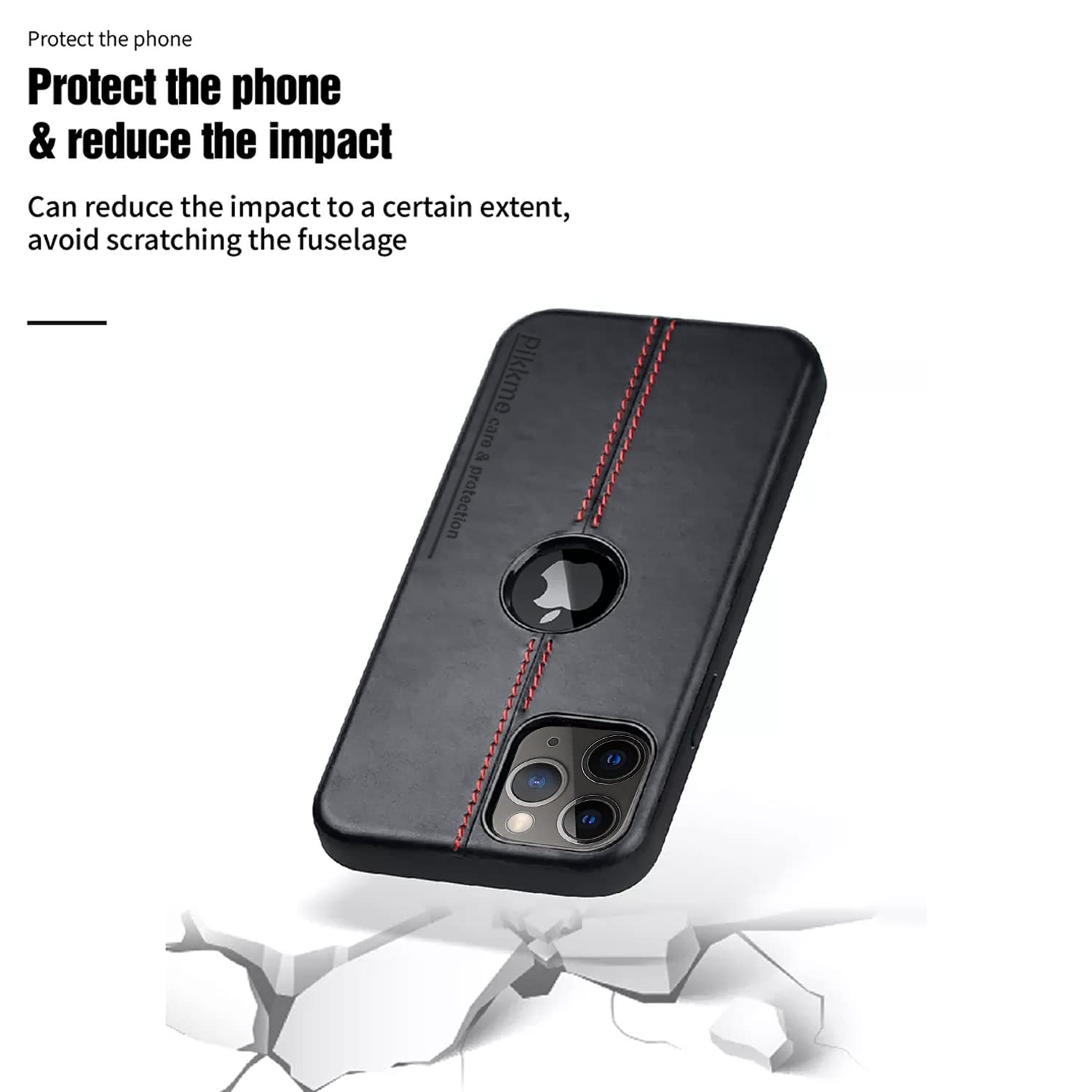Pikkme iPhone 11 Pro Max Leather black mobile cover – photo 4