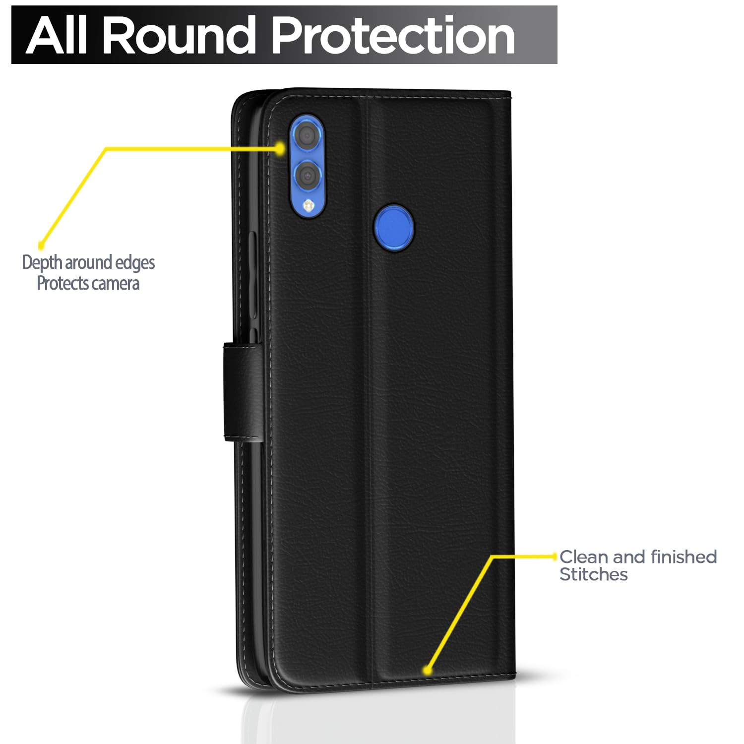 Pikkme black flip cover for Honor 8X – photo 4