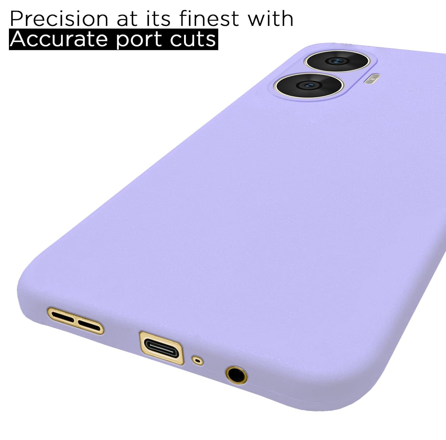 Pikkme Realme C55 / Narzo N55 Liquid Silicone Back Cover | Purple