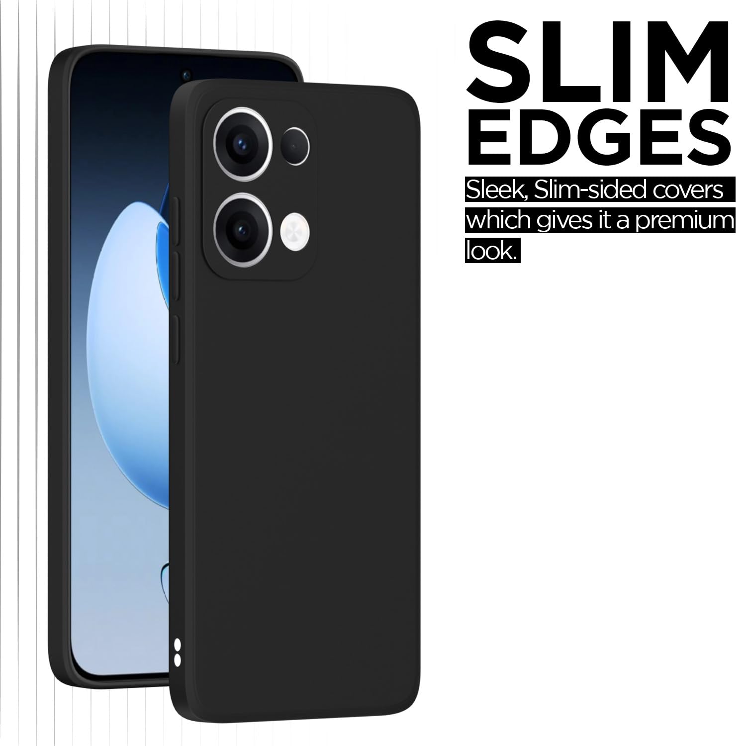 OPPO Reno 13 5G back cover in black by Pikkme – photo 6