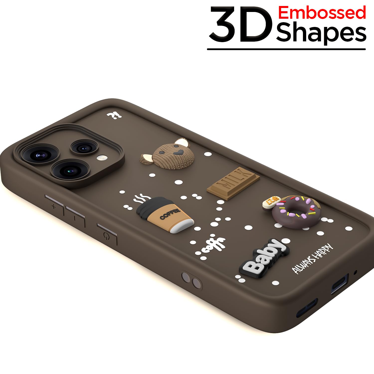 Pikkme brown Silicone phone cover for Oppo Reno 15 5G/3D – photo 3