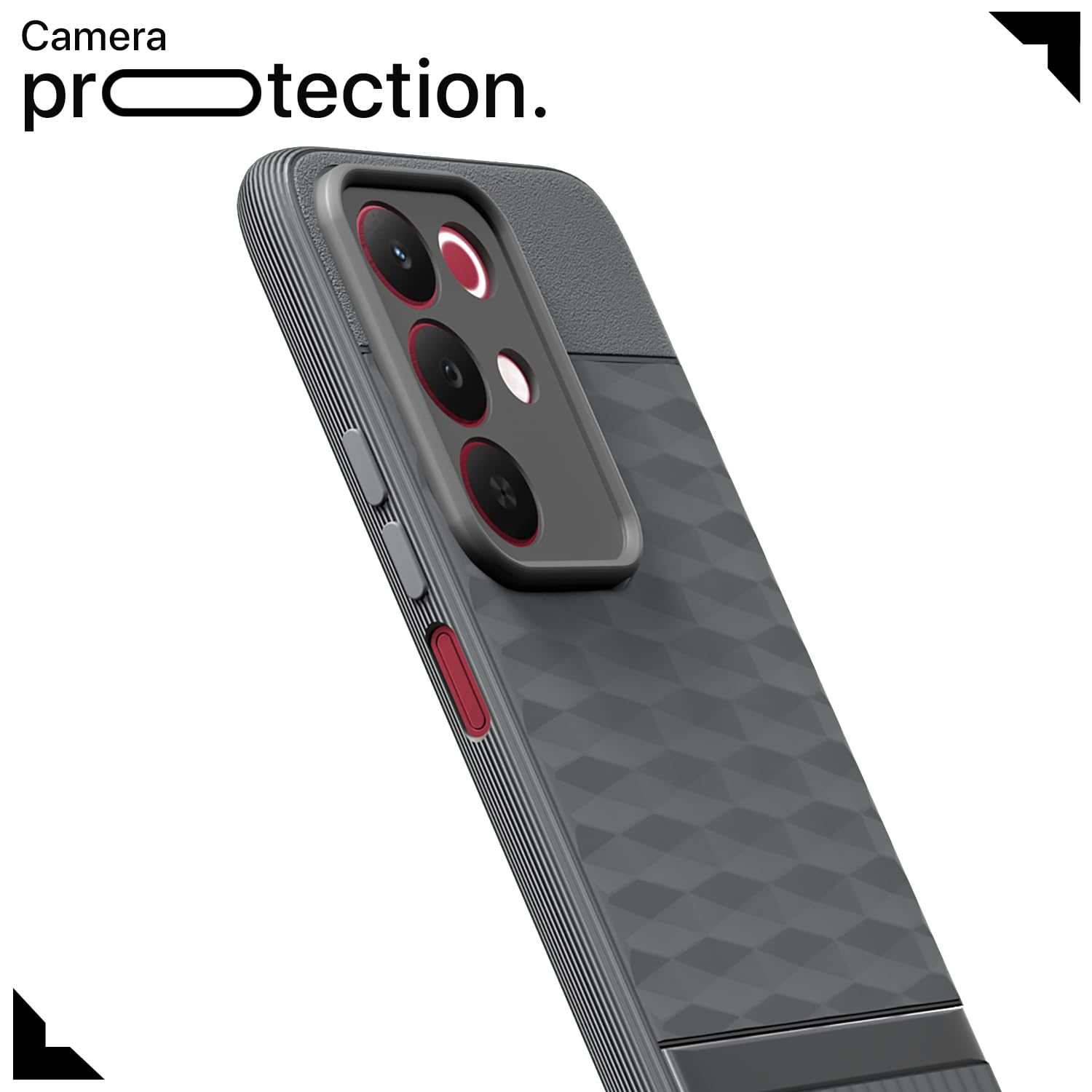 Realme Narzo 90X/C85/15X 5G Silicone mobile back cover in grey by Pikkme – photo 5
