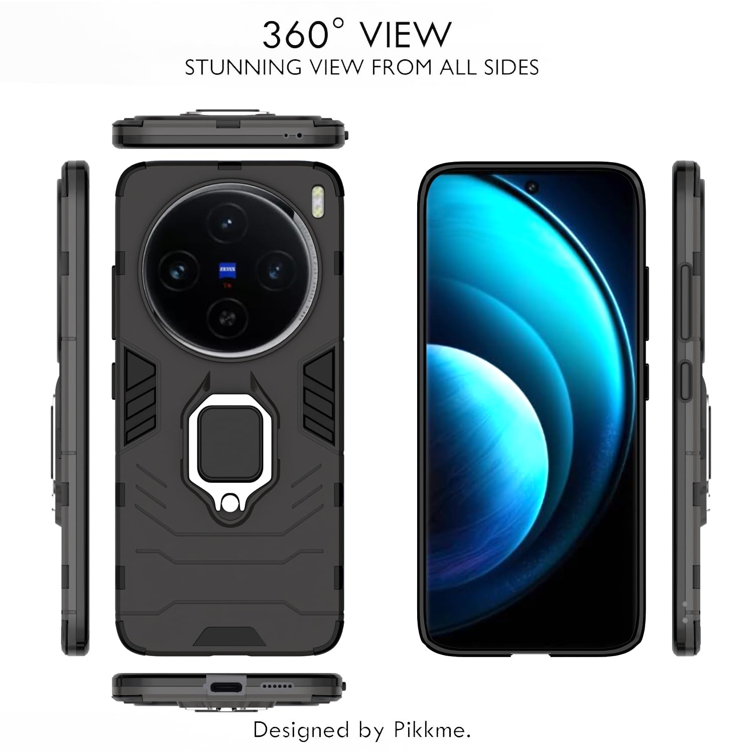 Pikkme Vivo X100 5G black back cover – photo 4