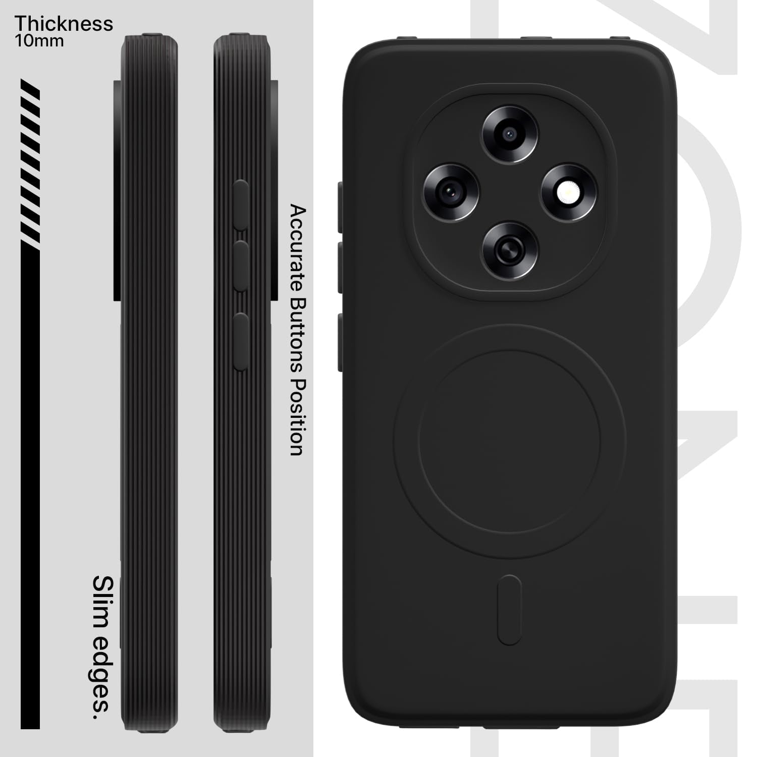 Pikkme Oppo F31 Pro 5G black back cover – photo 3