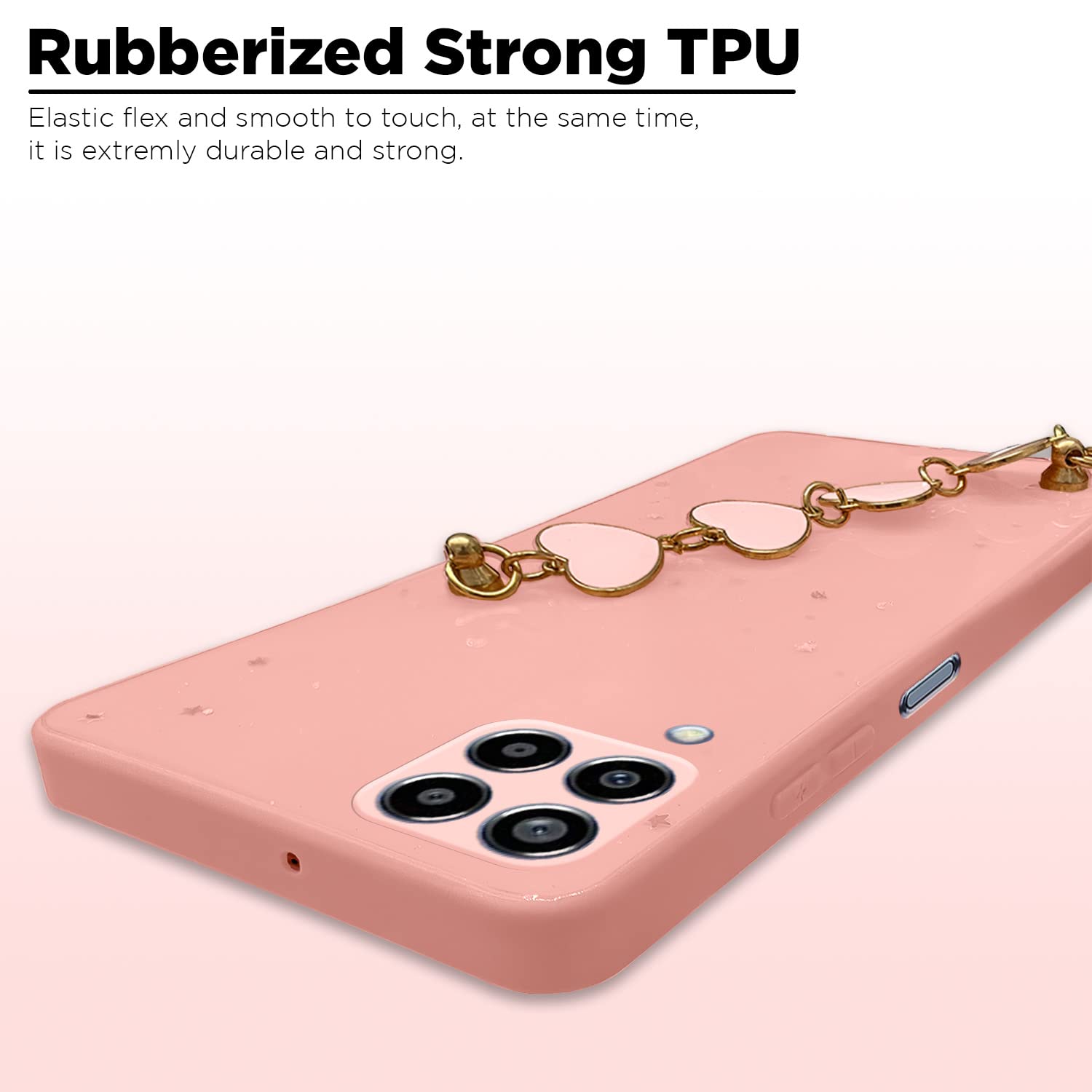 Pikkme Samsung M33 5G Chain pink mobile back cover – photo 5