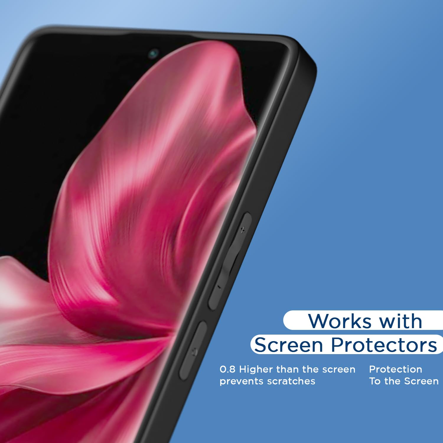 Pikkme Vivo V30E 5G Eagle 2.0 Back Cover Cover (Black)