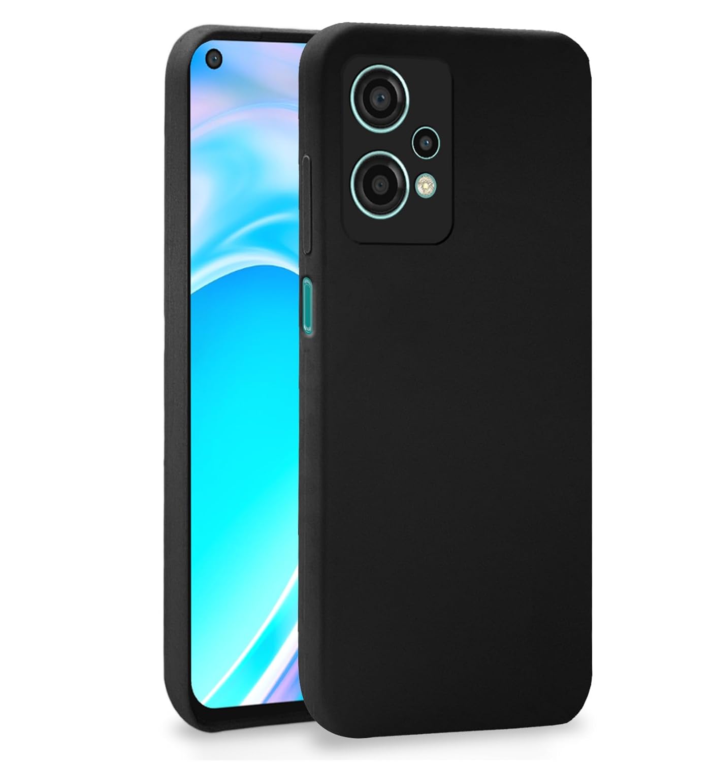 OnePlus Nord Ce 2 Lite 5G Liquid Silicone Back Cover-Black
