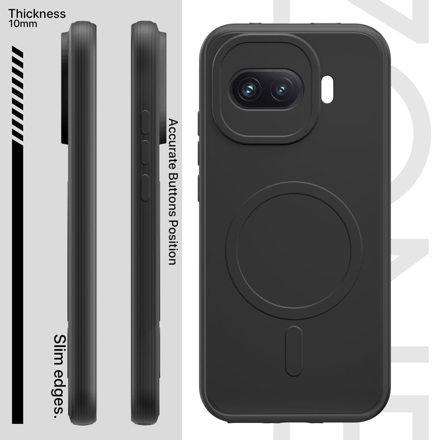 Black back cover for iQOO 15R 5G – Pikkme – photo 3