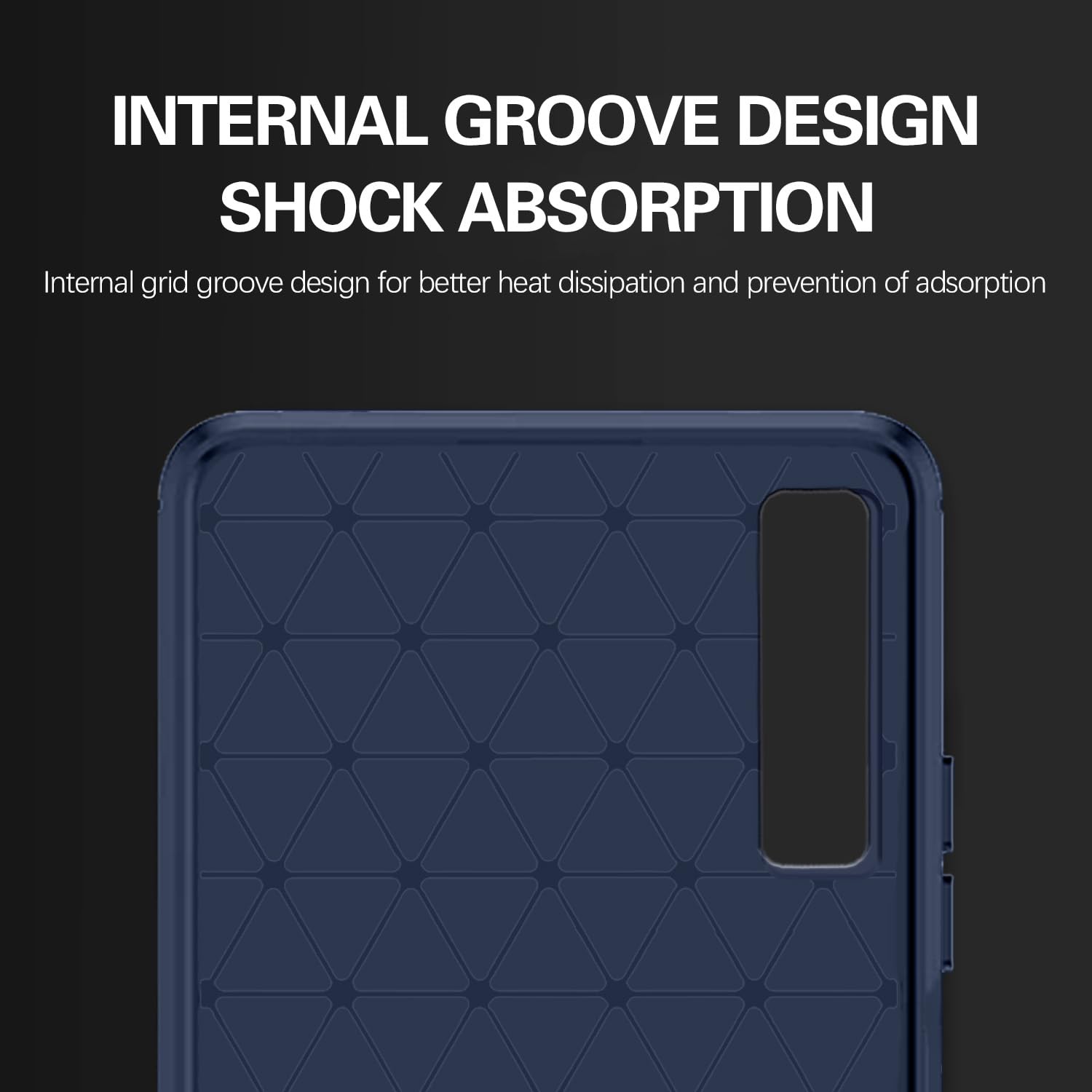 Pikkme blue mobile back cover for Samsung A7 2018 – photo 5