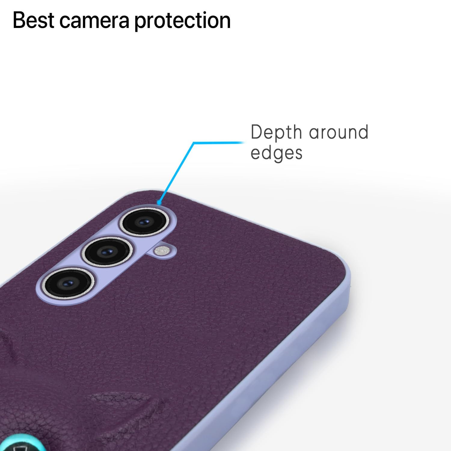 Pikkme Samsung Galaxy S23 FE 5G Kitty Back Cover (Purple)