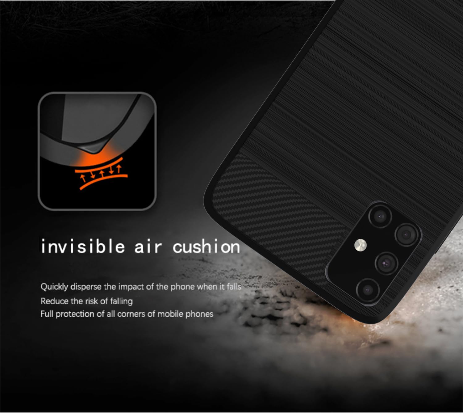 Black Carbon mobile cover for Samsung M31s – Pikkme – photo 3