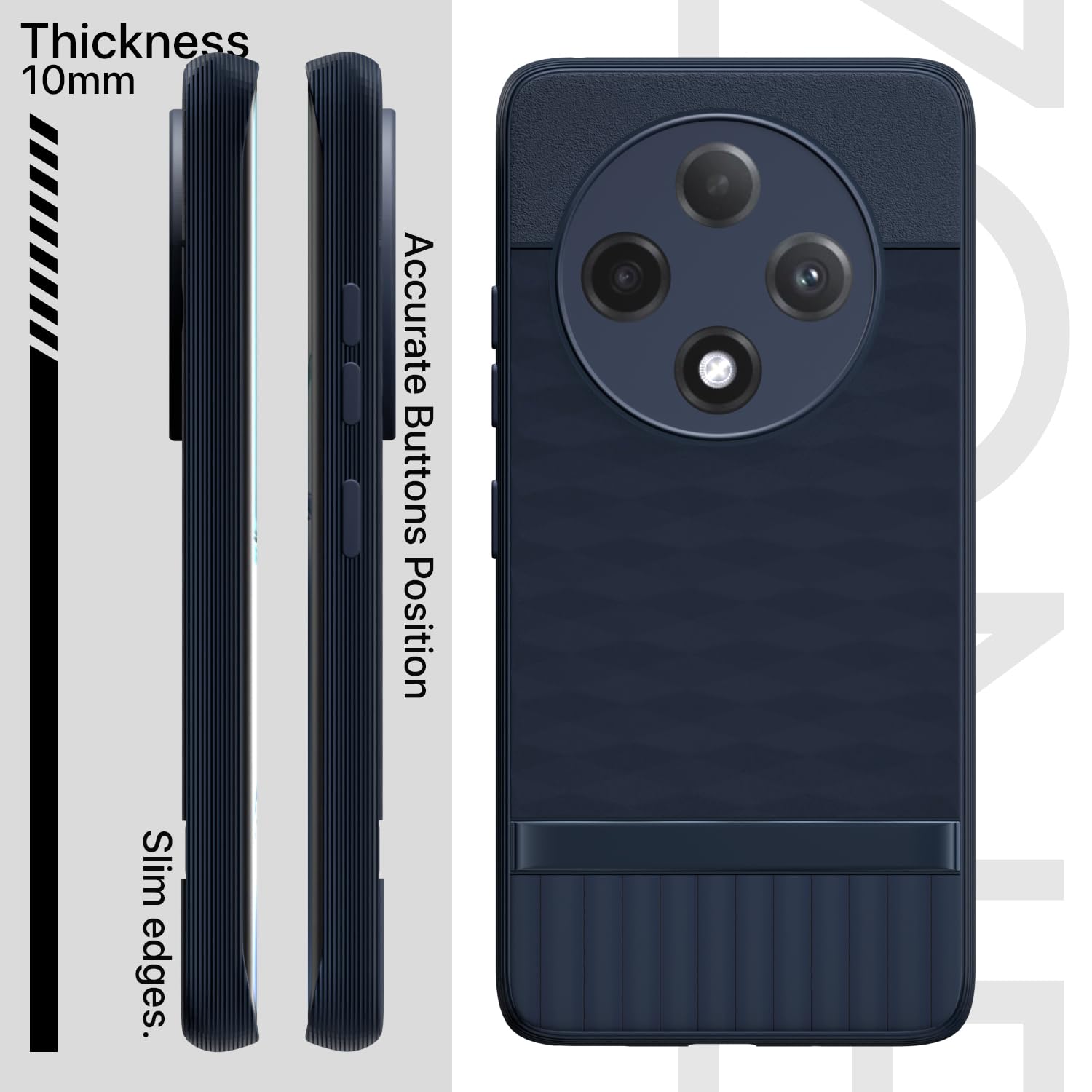 Pikkme Oppo F27 Pro Plus 5G Gencase Back Cover (Blue)