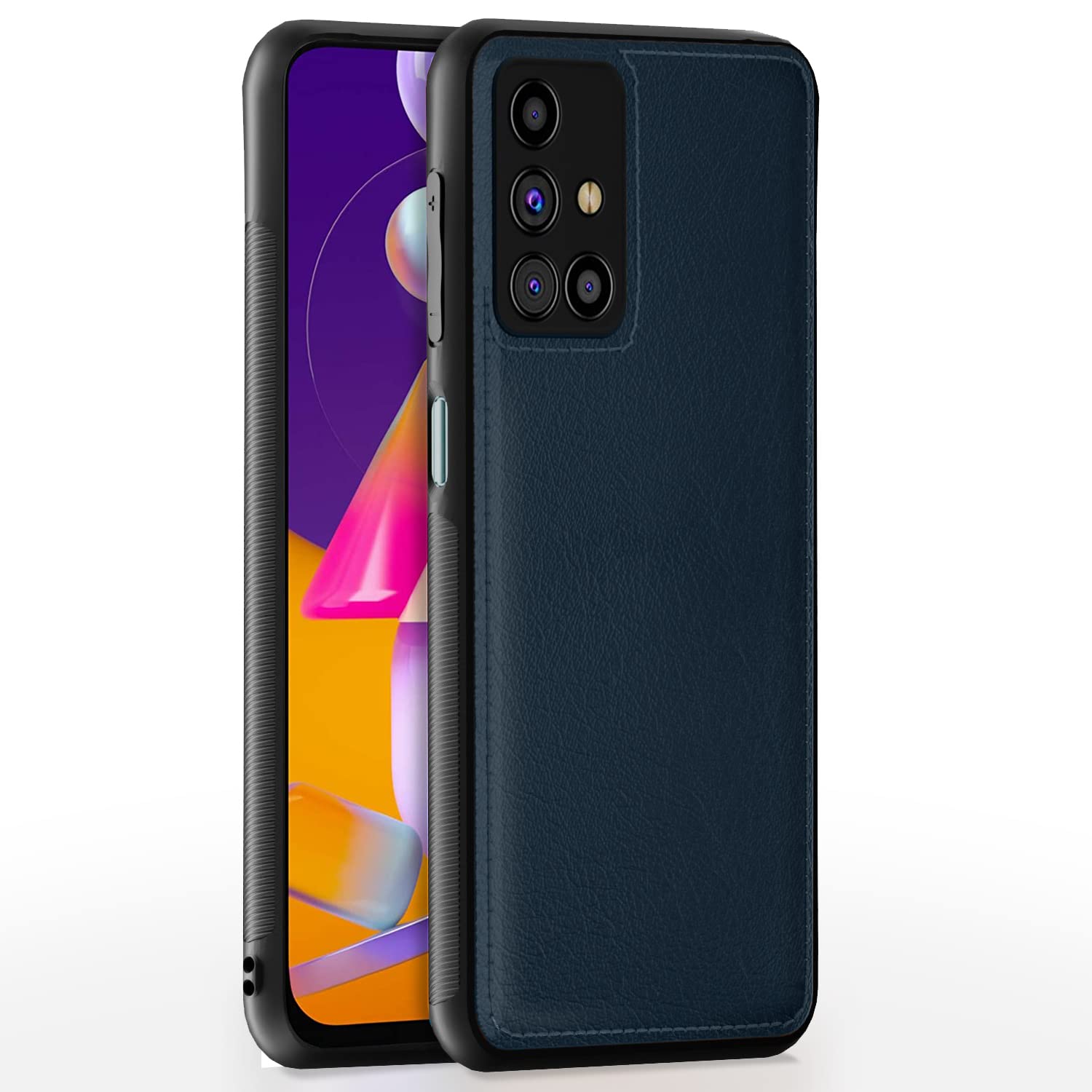 Pikkme Samsung M31s blue back cover