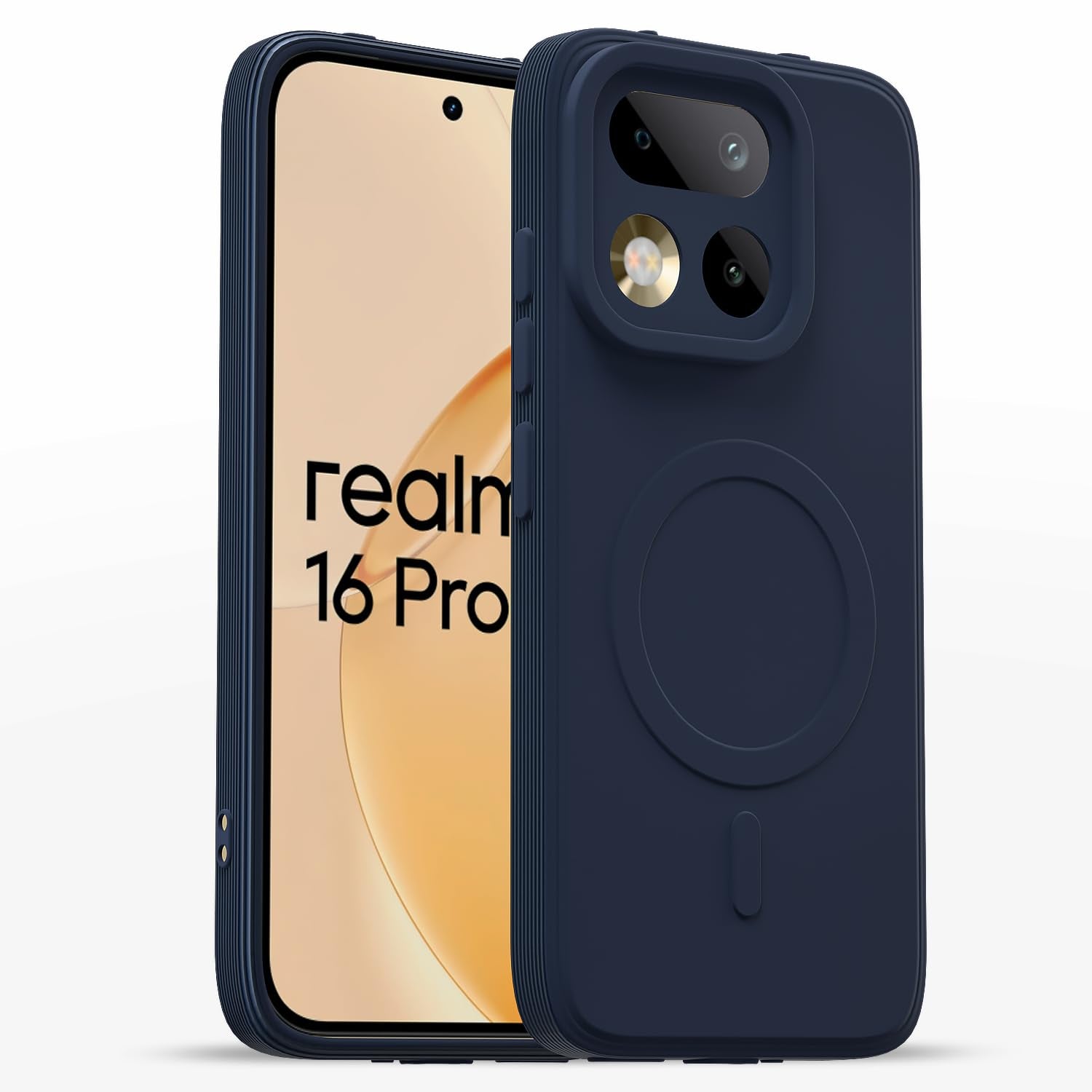 Pikkme Realme 16 Pro 5G MagSafe blue mobile back cover
