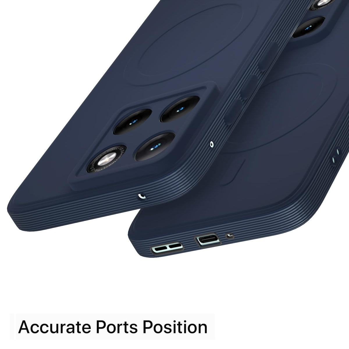 Moto Edge 70 Fusion 5G MagSafe phone cover in blue by Pikkme – photo 4