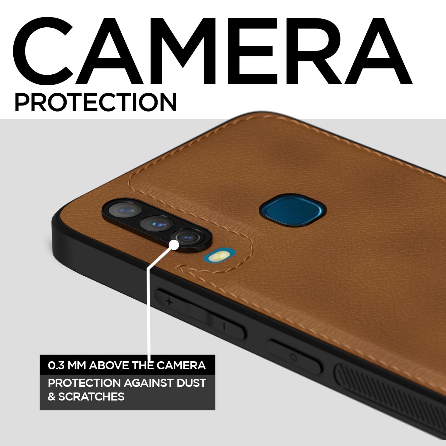 Brown back cover for Vivo Y12/Y15/Y17/U10 – Pikkme – photo 3