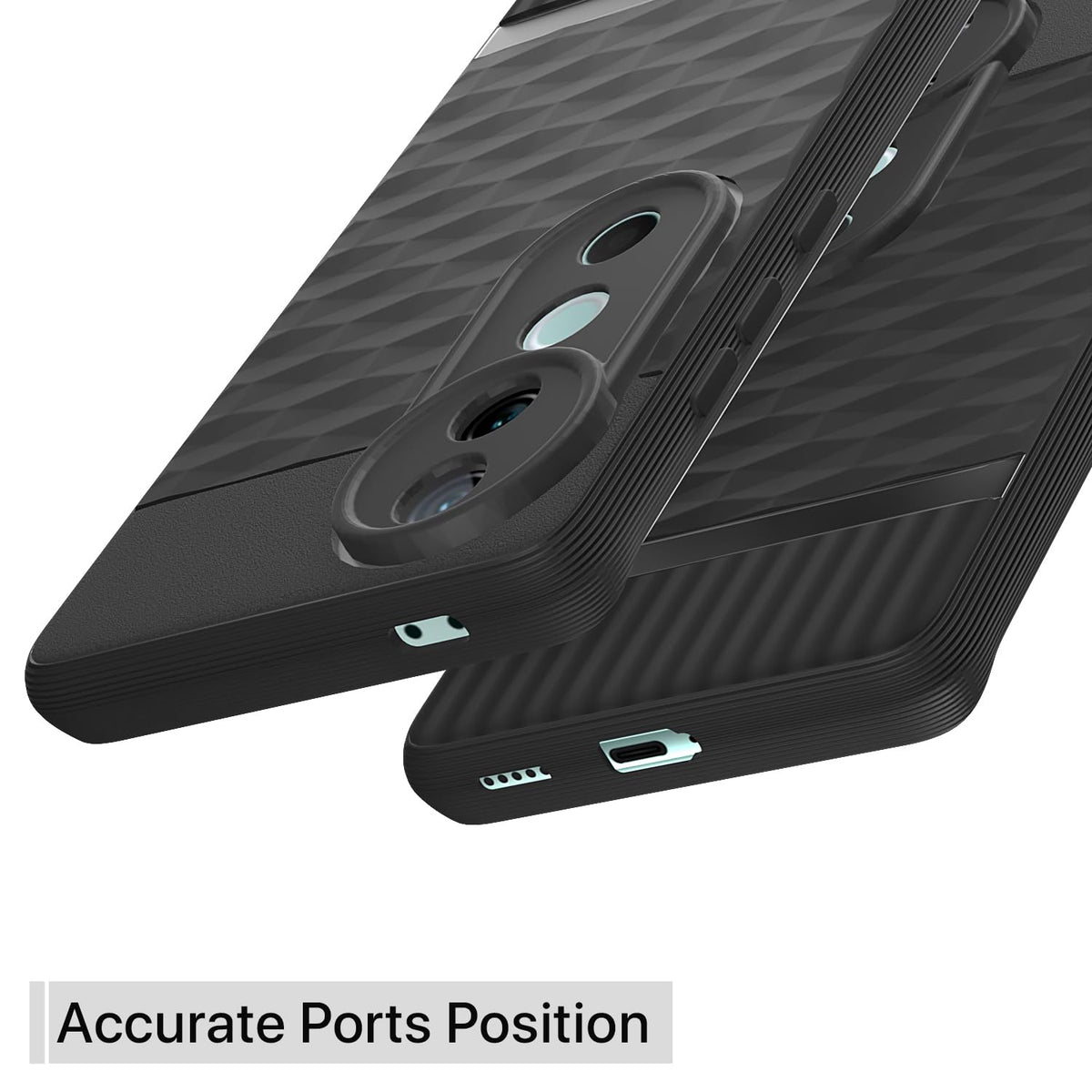 Pikkme black Silicone back cover for Vivo V40/V40 Pro/T3 Ultra 5G – photo 4