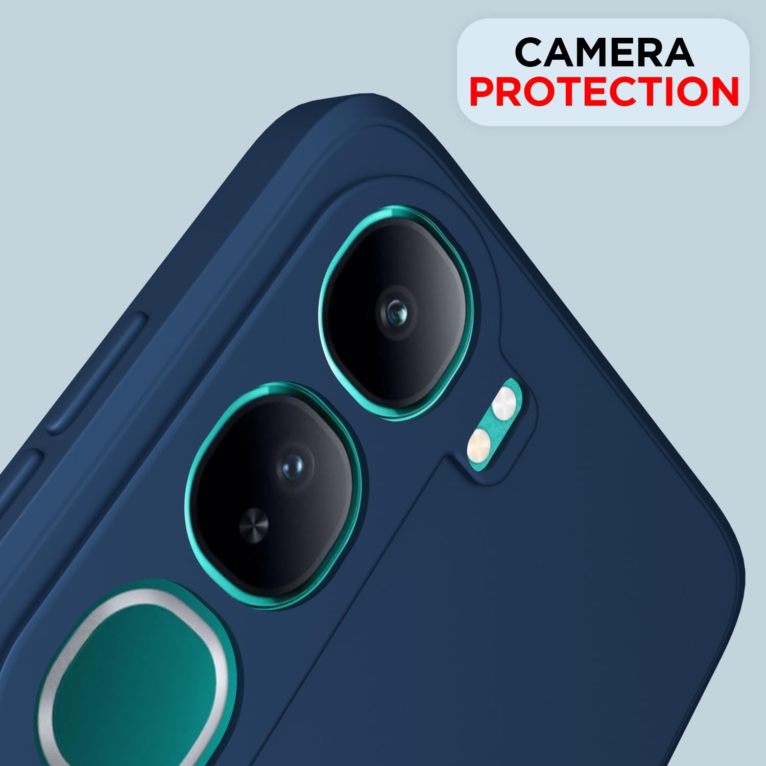 Blue Matte back cover for Vivo Y300/V40 Lite 5G – Pikkme – photo 5