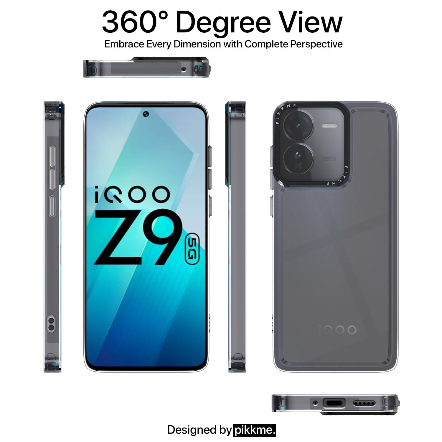 Transparent phone cover for iQOO Z9 5G – Pikkme – photo 2