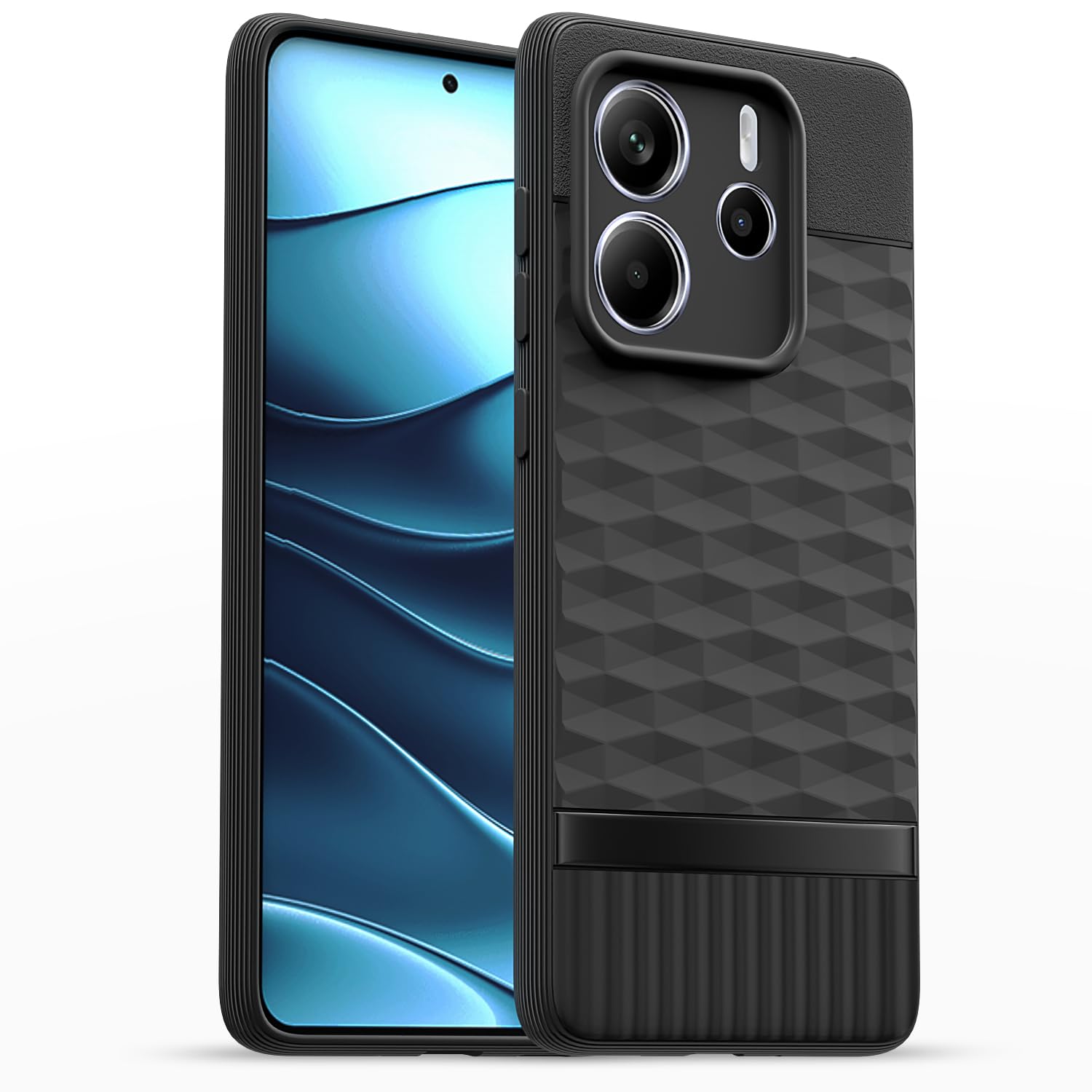 Redmi Note 14 5G Gencase Back Cover - Black