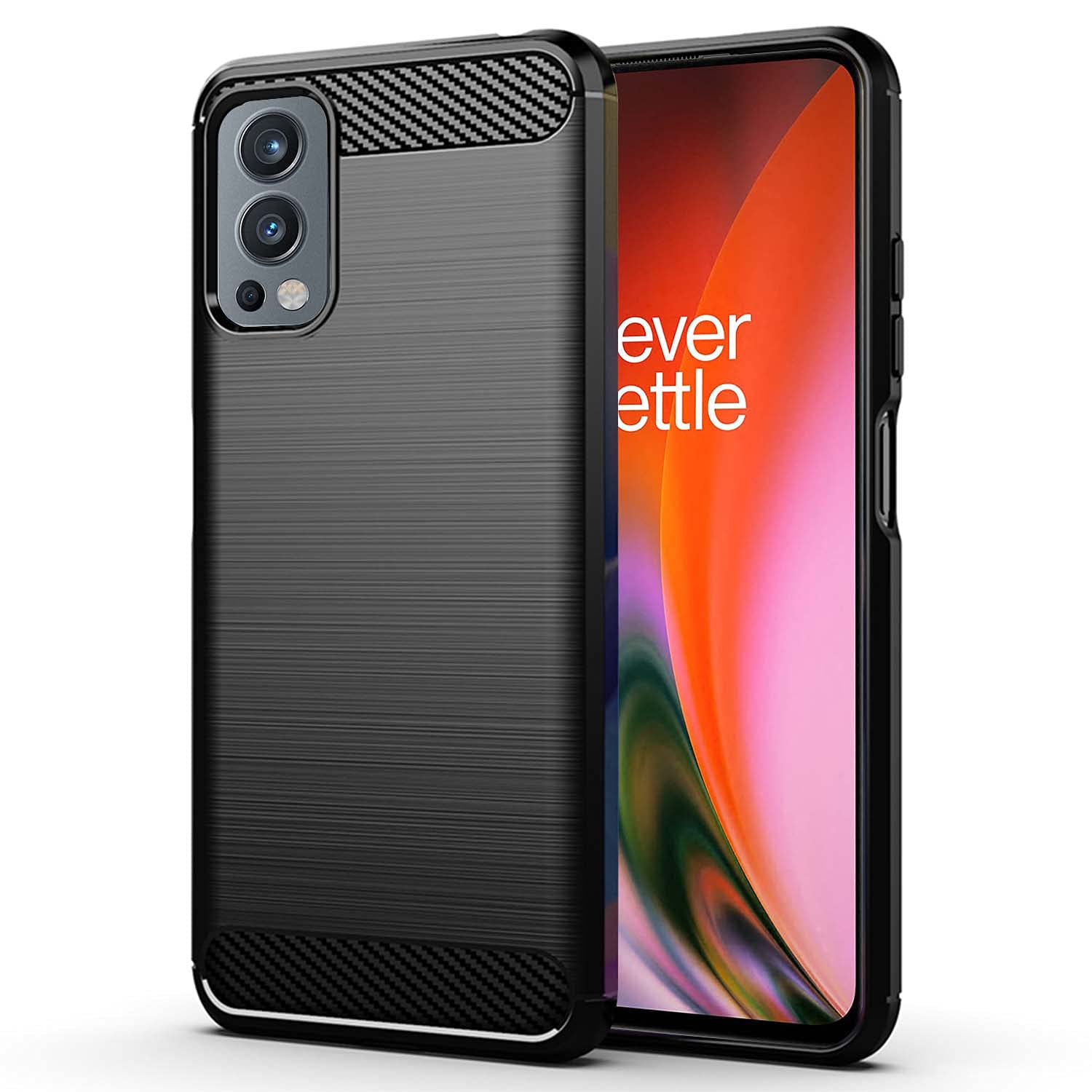 OnePlus Nord 2/Nord 2 5G, OnePlus Nord 2 5G mobile cover in black by Pikkme