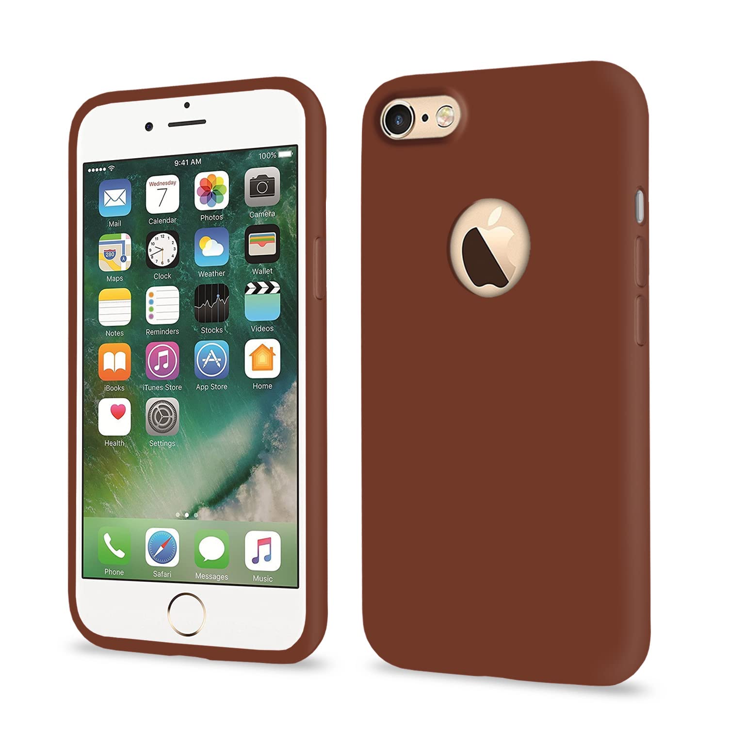 iPhone 6/6S mobile cover in brown by Pikkme