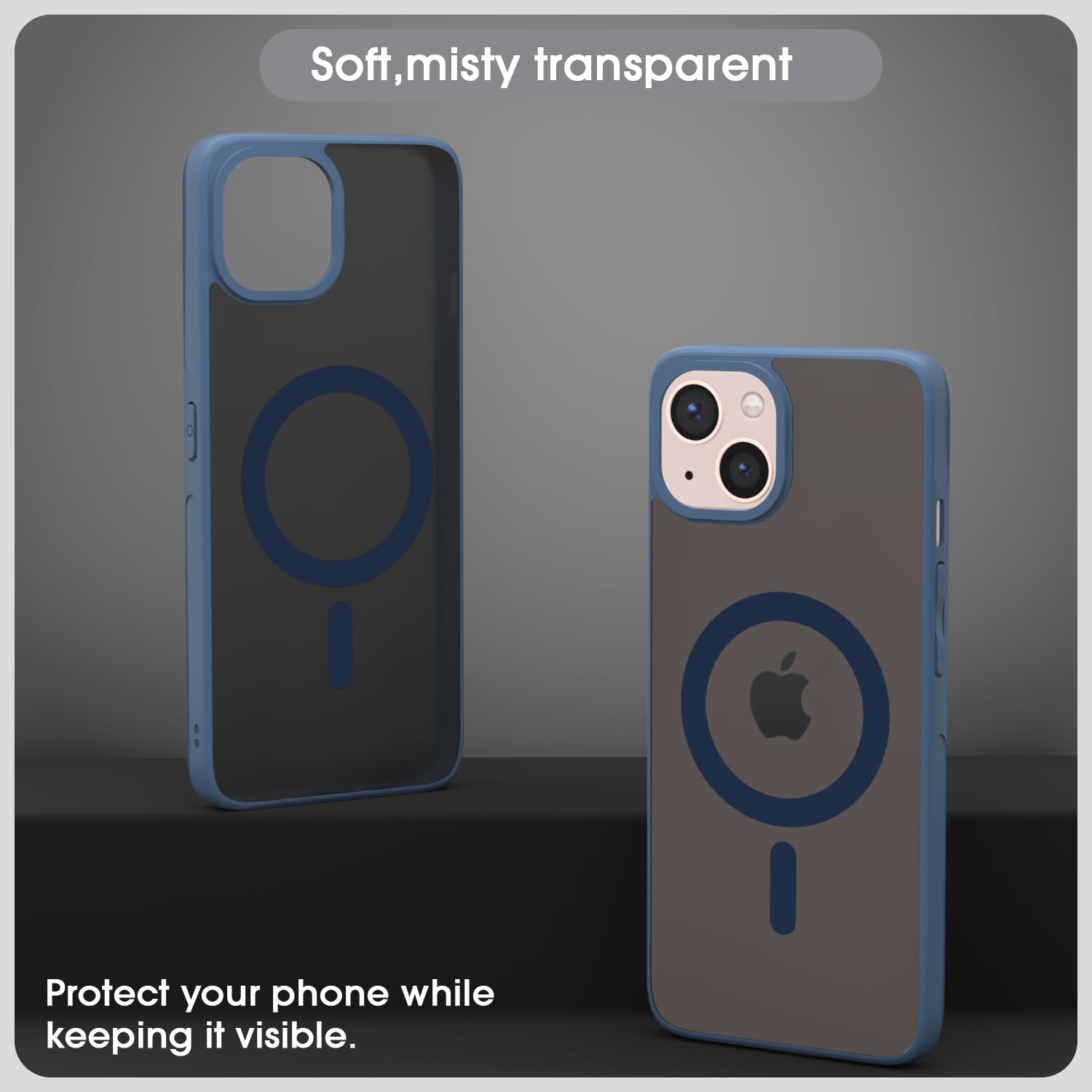 Pikkme blue MagSafe mobile cover for iPhone 14 – photo 3