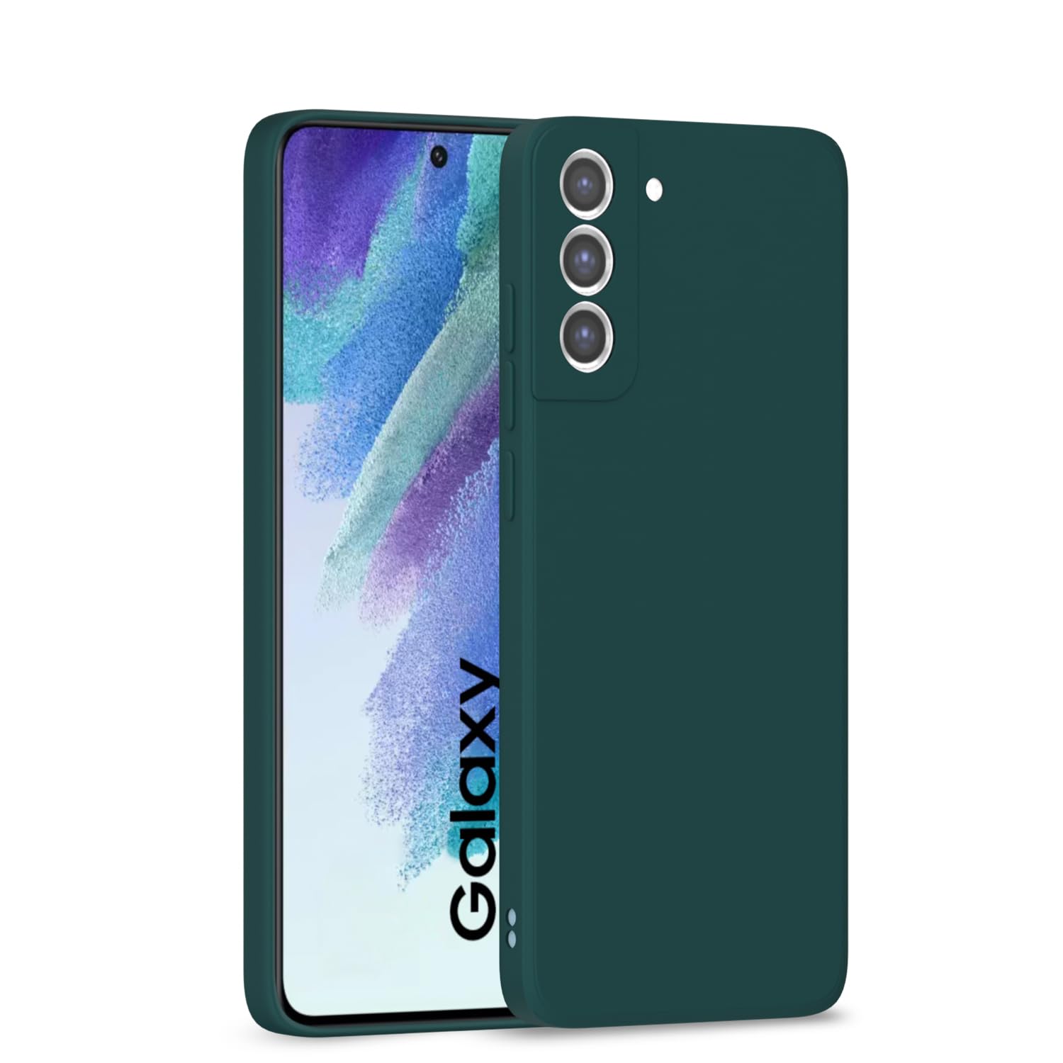 Pikkme Samsung Galaxy S21 FE 5G Liquid Silicone Back Cover - green