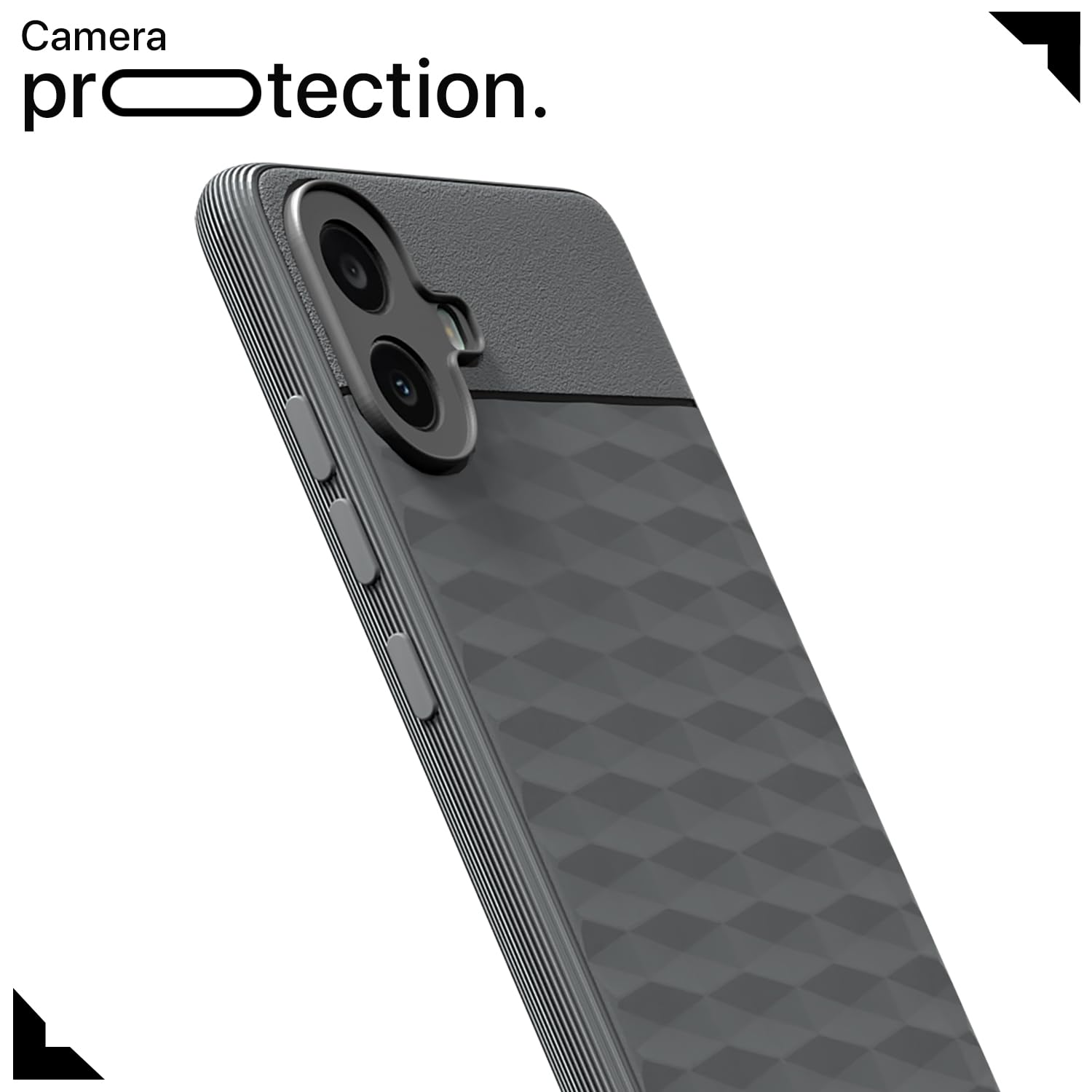 Pikkme CMF by Nothing Phone 1 5G Gencase Back Cover (Grey)