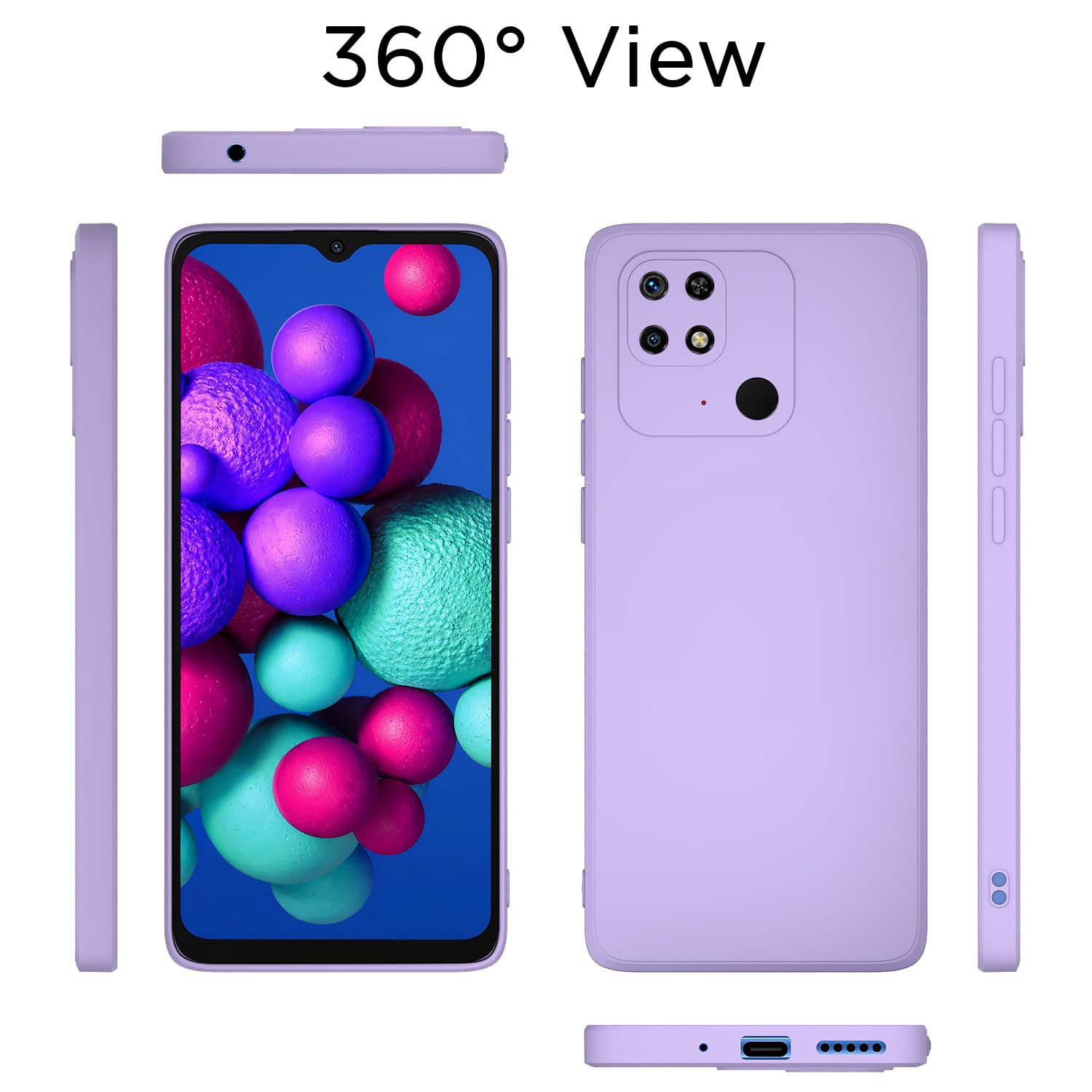 Redmi 10/10 Power phone cover in purple by Pikkme – photo 4