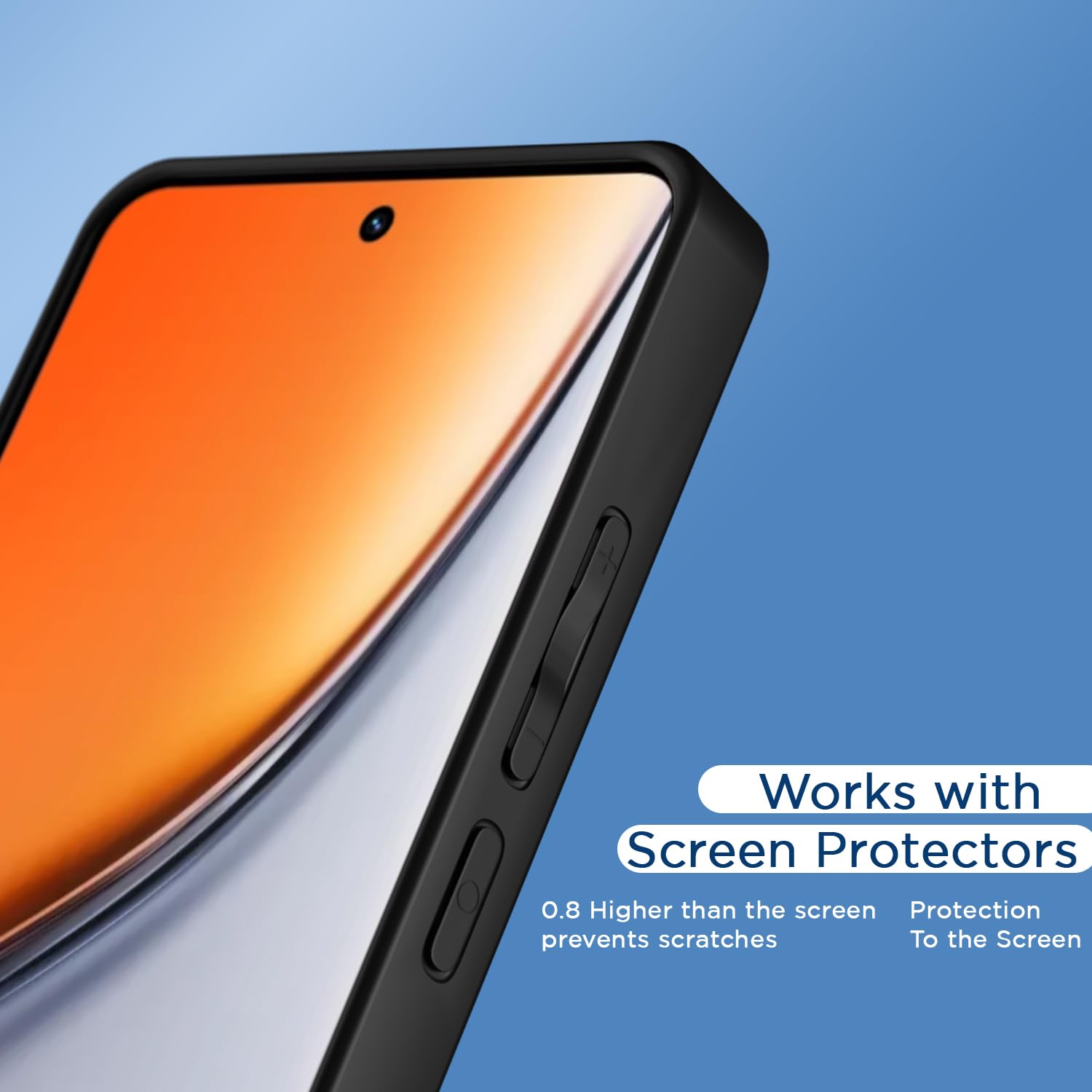Pikkme Realme P3 Eagle 2 Back Cover (Black)
