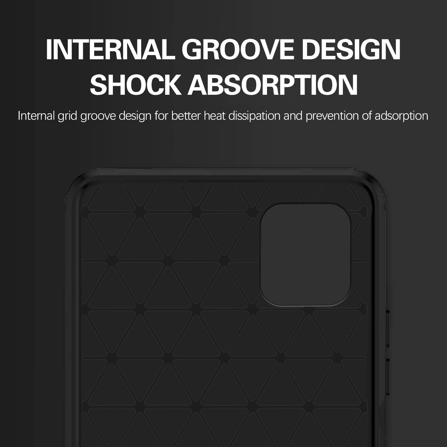 Pikkme Samsung Galaxy F14 5G Hybrid Carbon Fiber Back Cover | Black