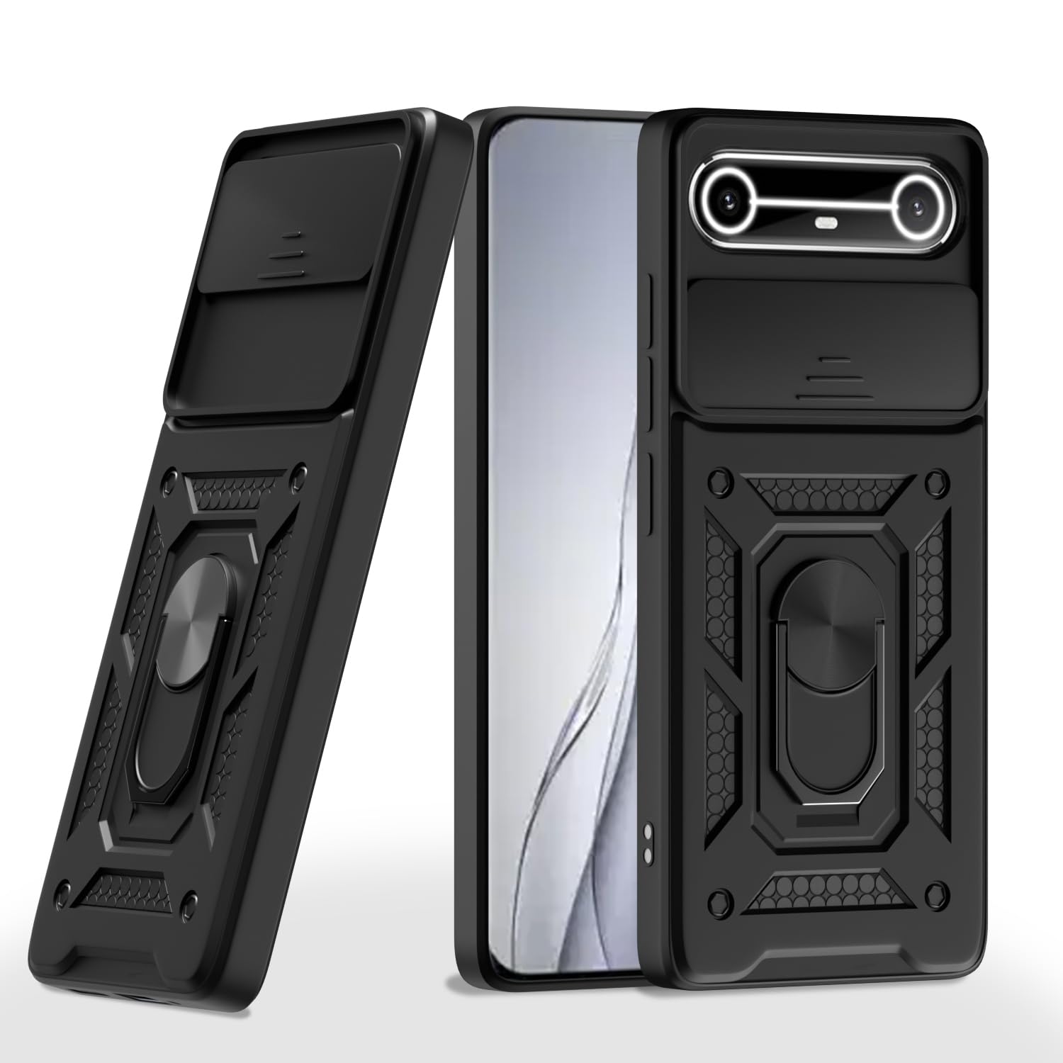 Black mobile back cover for Tecno Pova – Pikkme