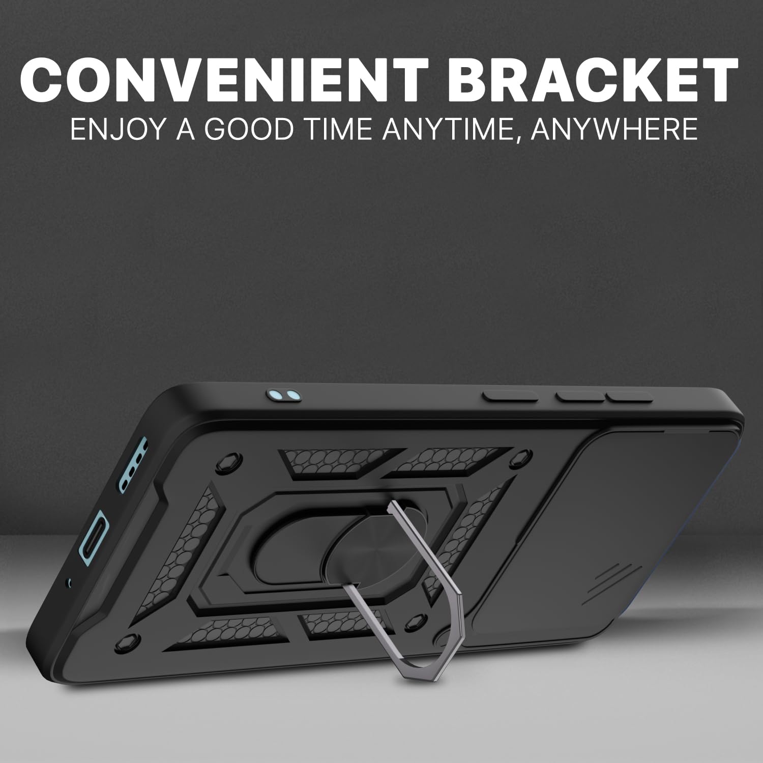 Pikkme Realme P4 Pro 5G D10 Camera Shield black mobile cover – photo 3