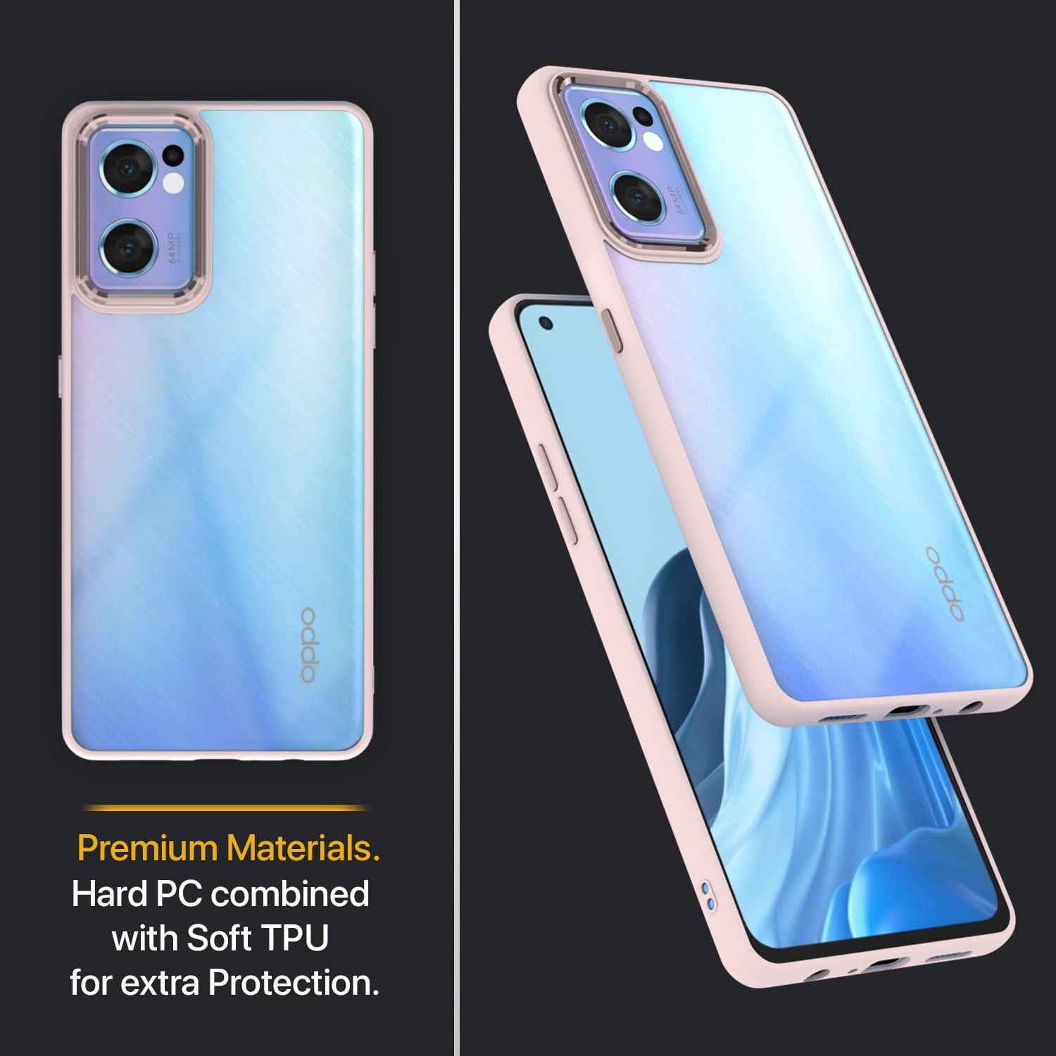 Pikkme Oppo Reno 7 Camring Back Cover (Face)