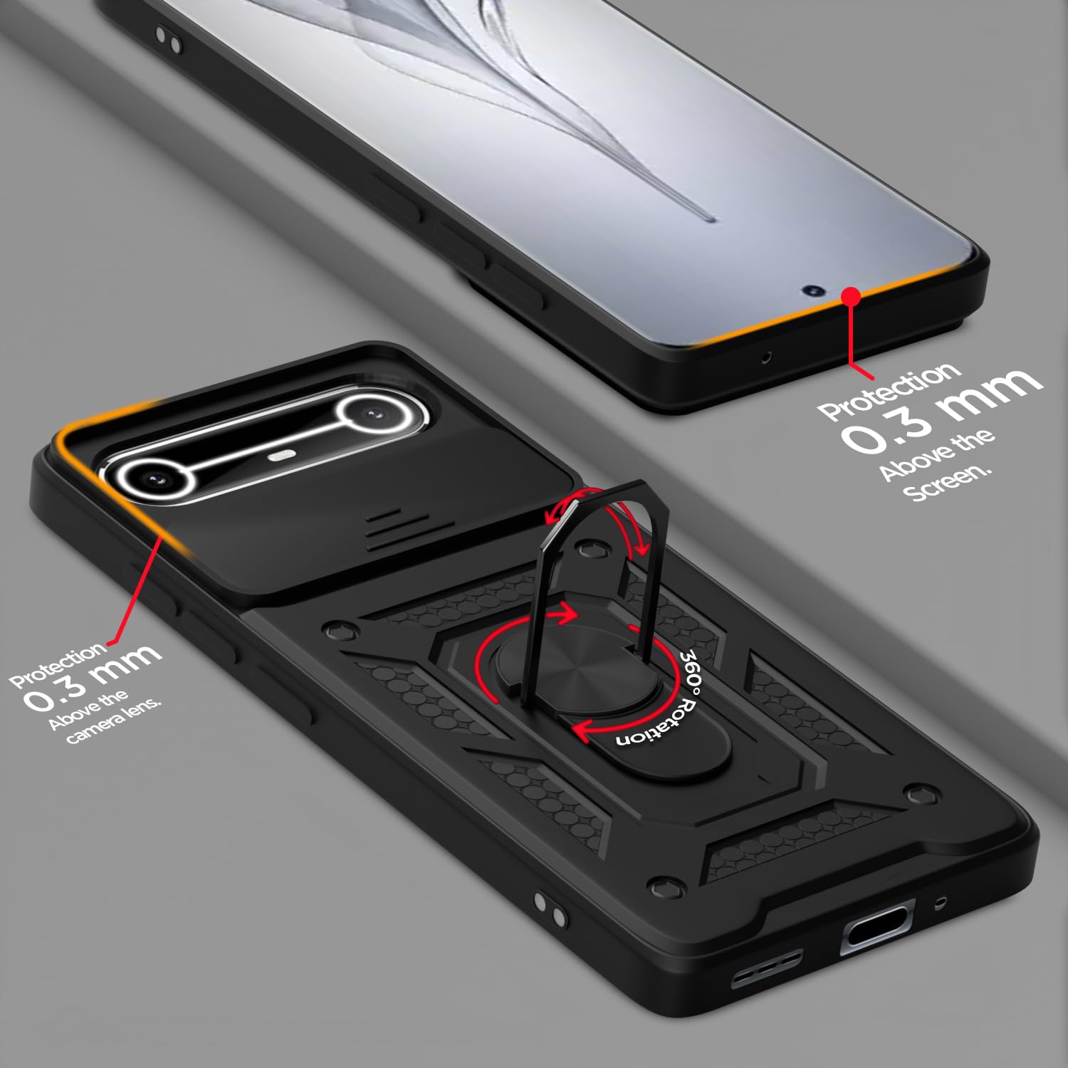 Pikkme black back cover for Tecno Pova – photo 4
