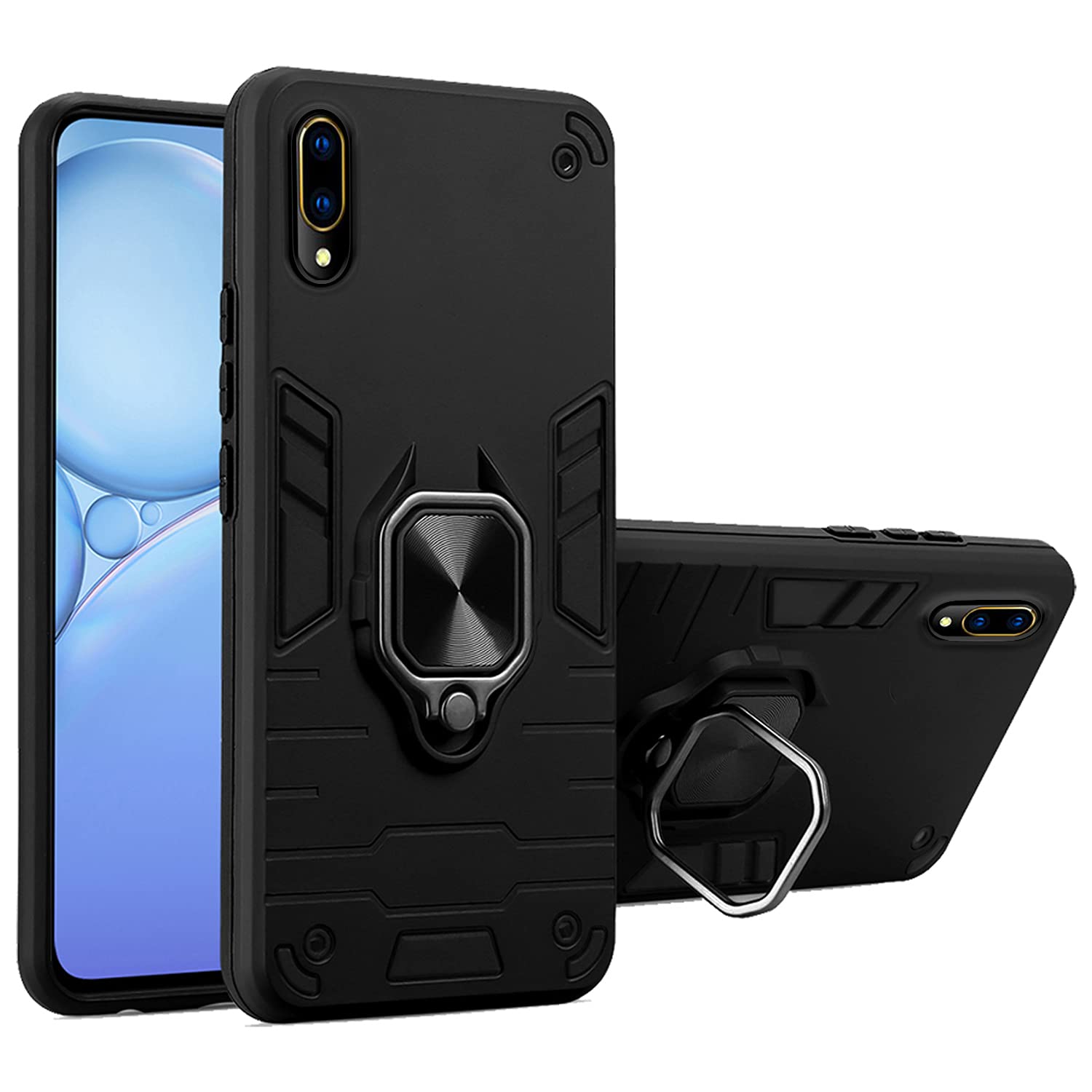 Black D5 Tough Armor mobile cover for Vivo V11 Pro – Pikkme