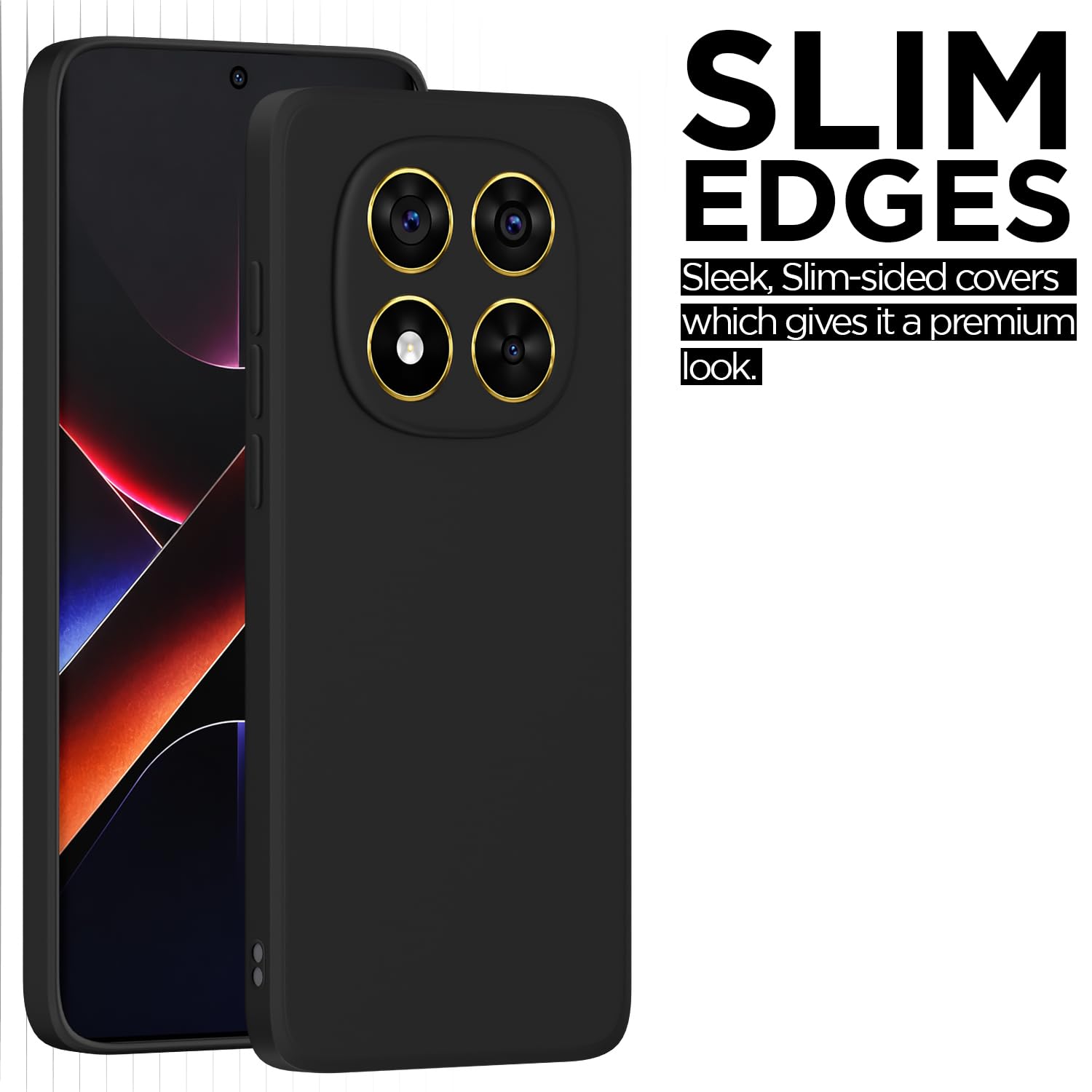 Poco X7 5G phone cover in black by Pikkme – photo 6
