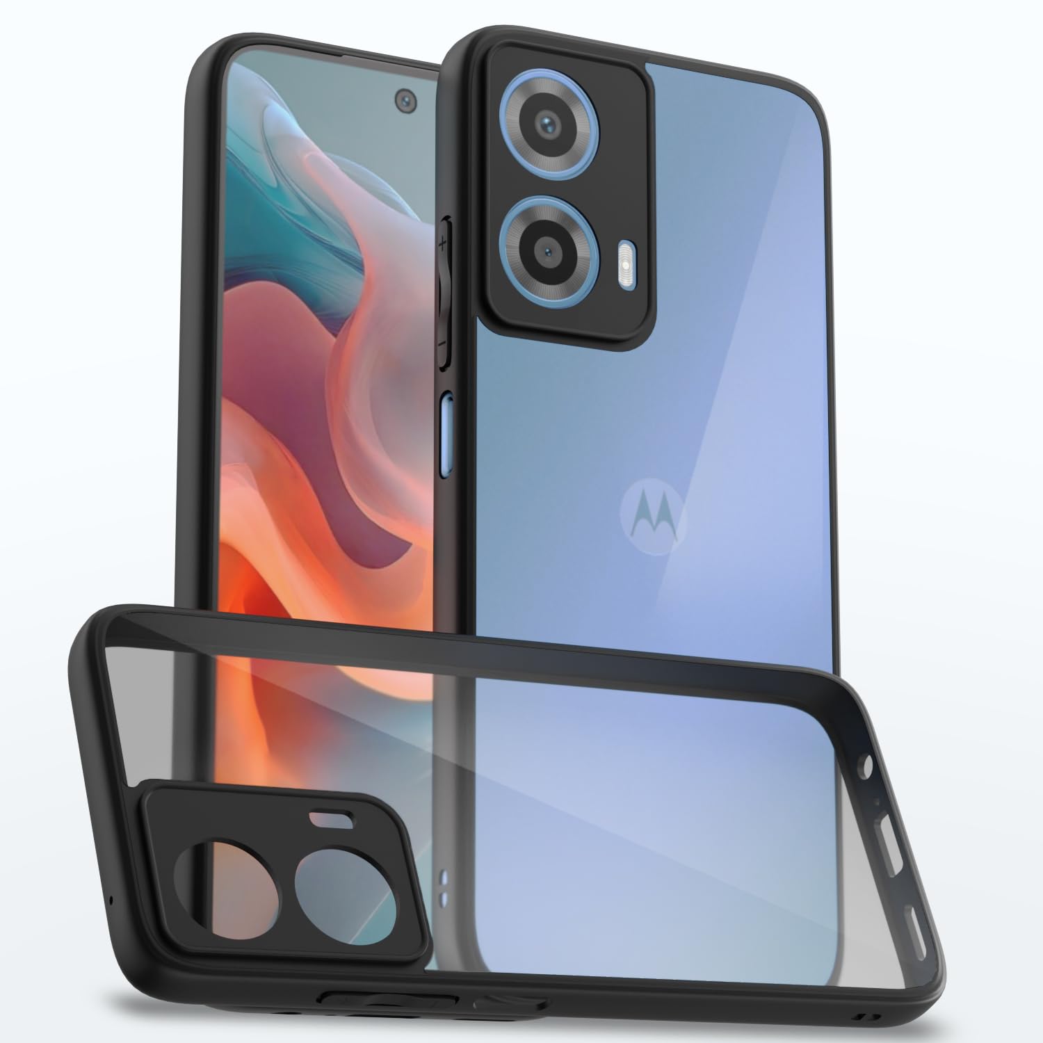 Pikkme Moto G34/G45 5G black mobile cover