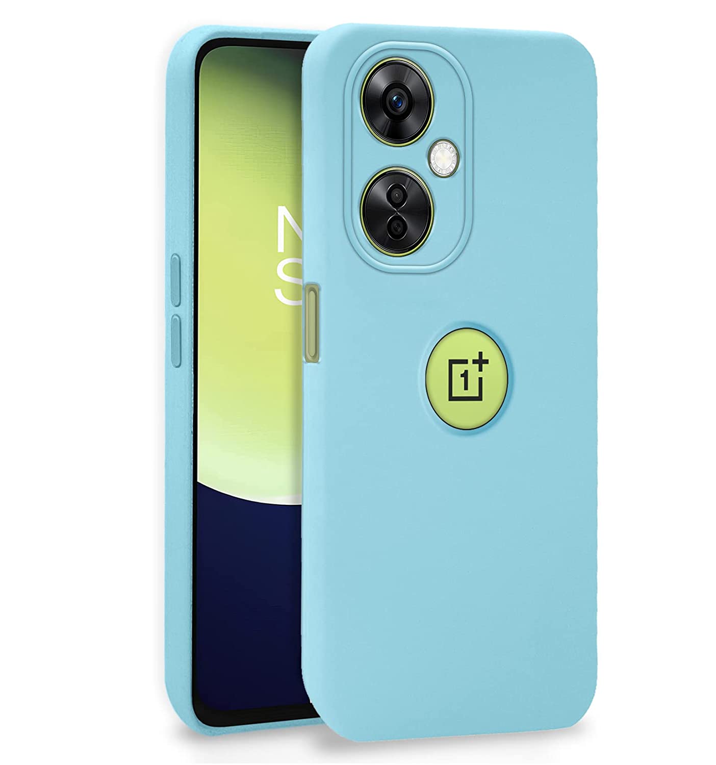 Pikkme OnePlus Nord CE 3 Lite 5G Super Soft Silicone Back case (Ice Blue)