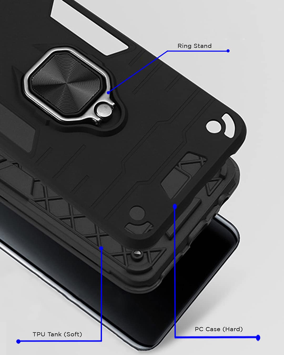 Pikkme Redmi Note 4 black mobile back cover – photo 2