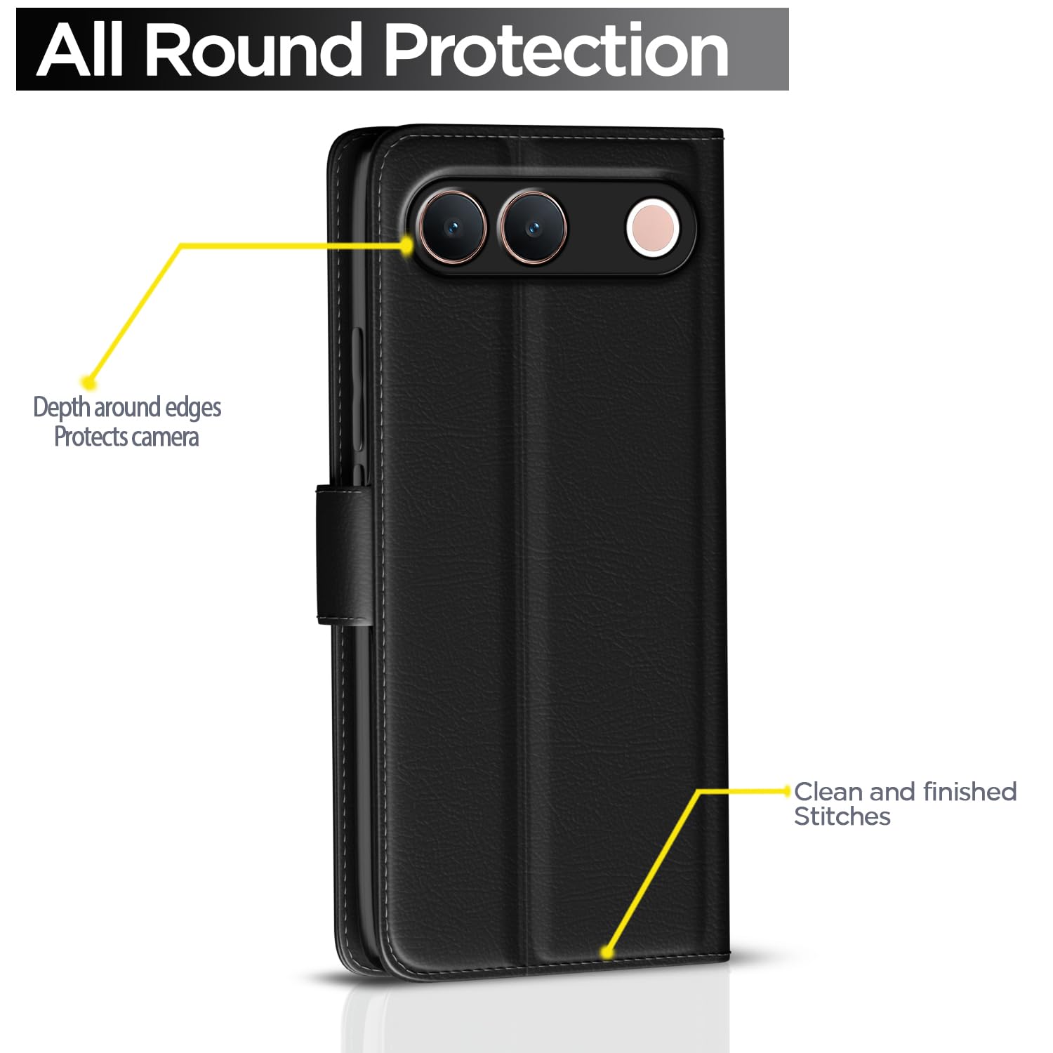 Pikkme Vivo S2 5G Wallet black flip case – photo 4
