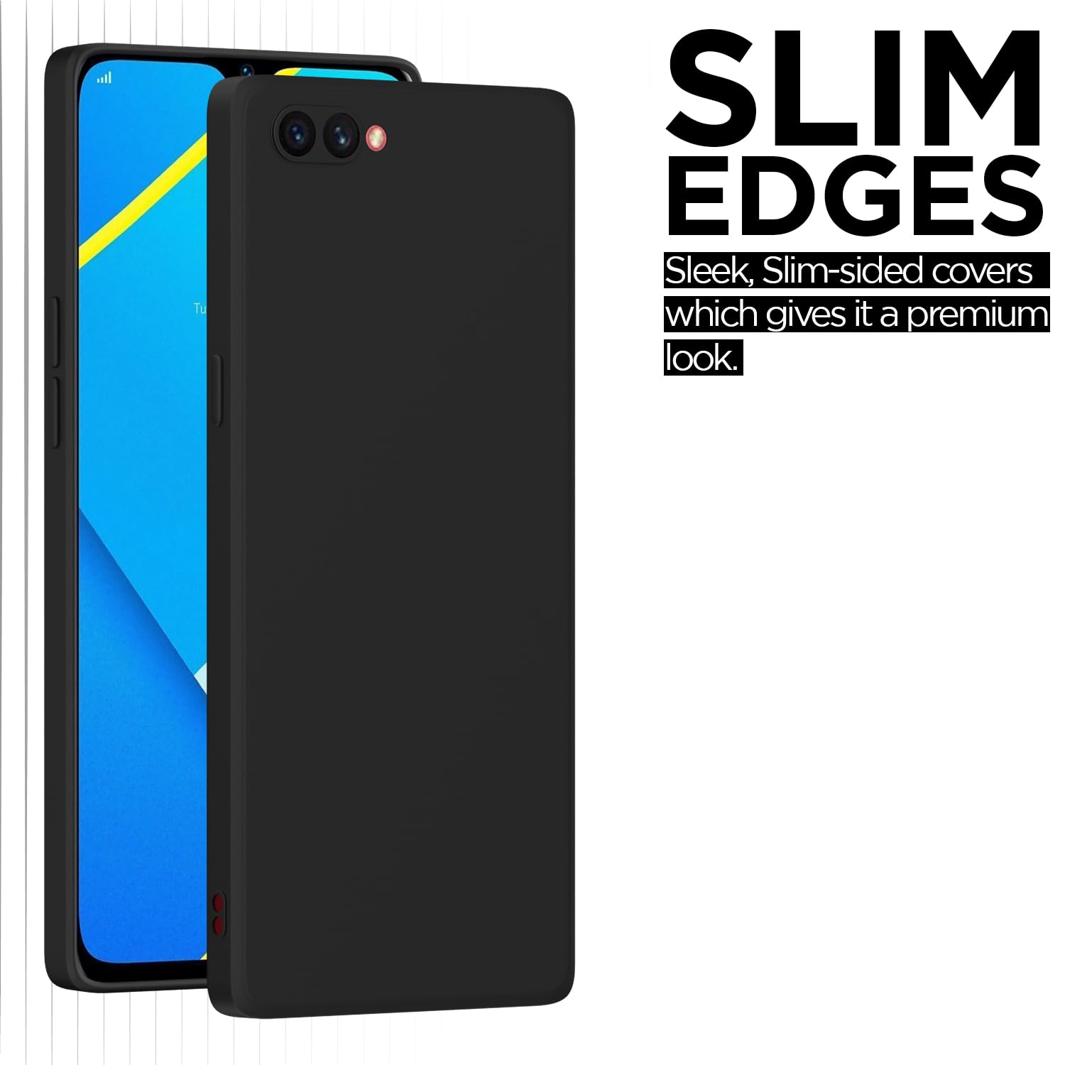Oppo A3s/Realme C1 Matte back cover in black by Pikkme – photo 6